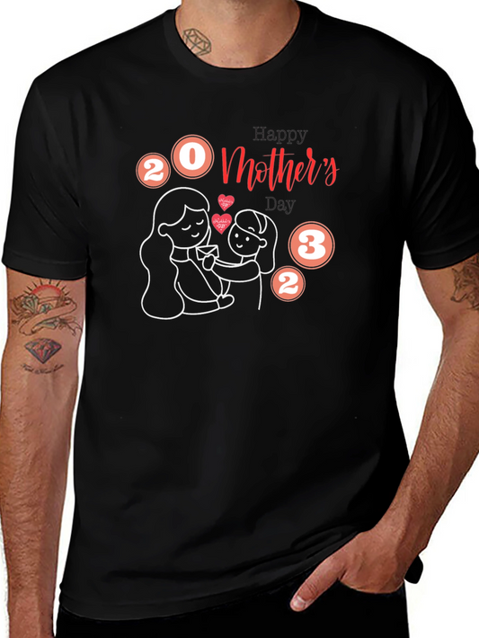 Happy Mothers Day 2023 Black T-Shirt
