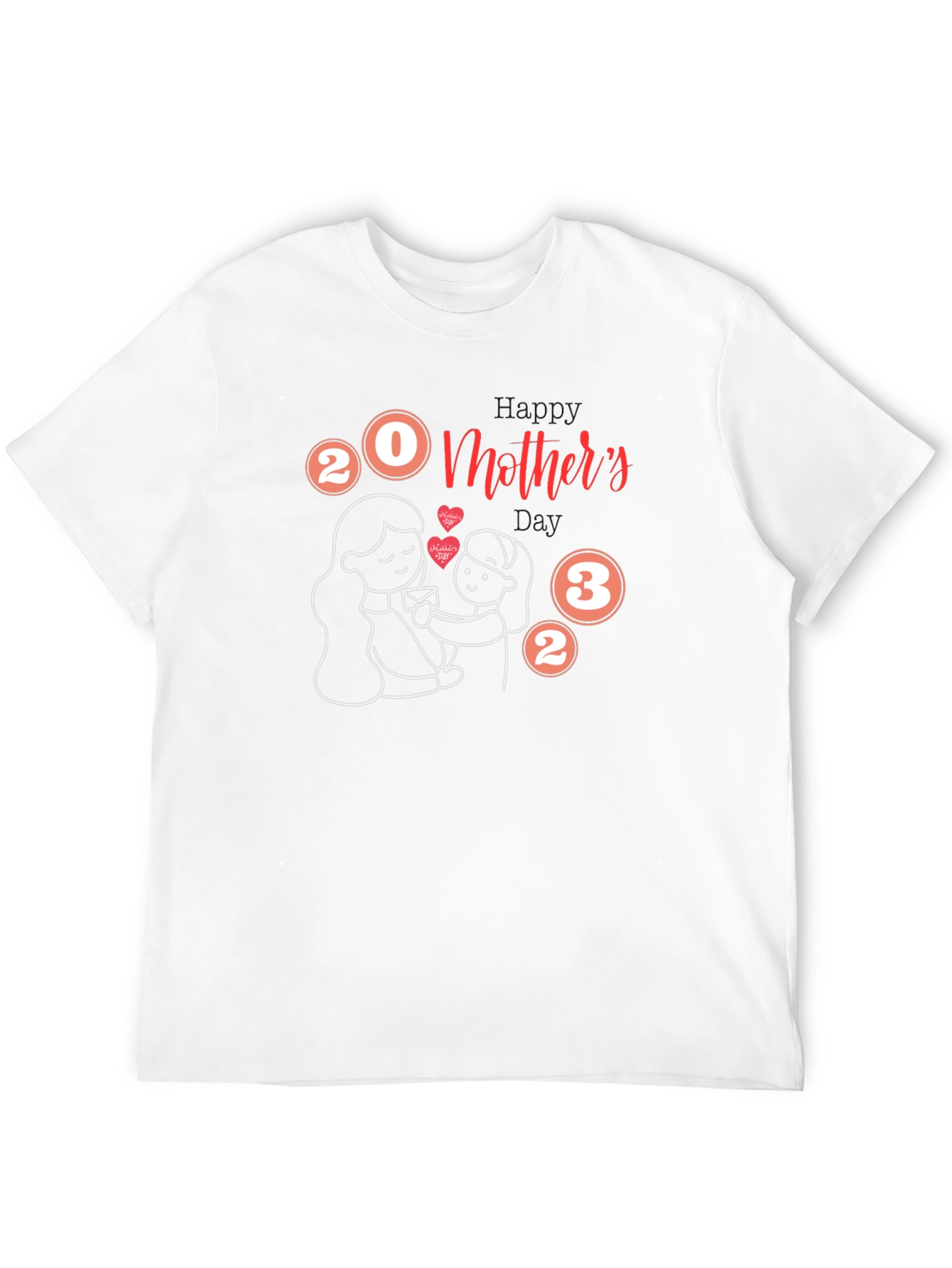 Happy Mothers Day 2023 Black T-Shirt