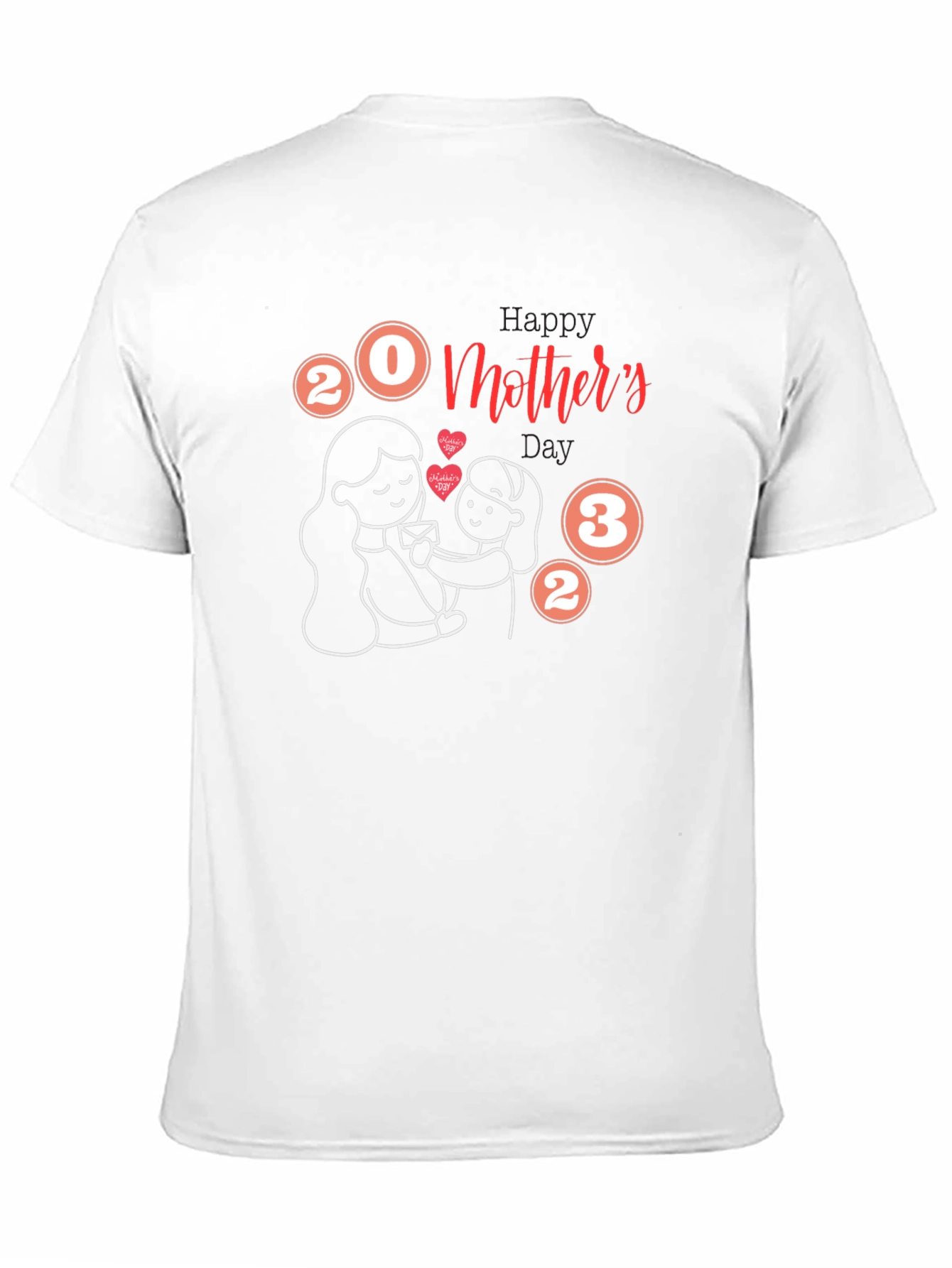 Happy Mothers Day 2023 Black T-Shirt