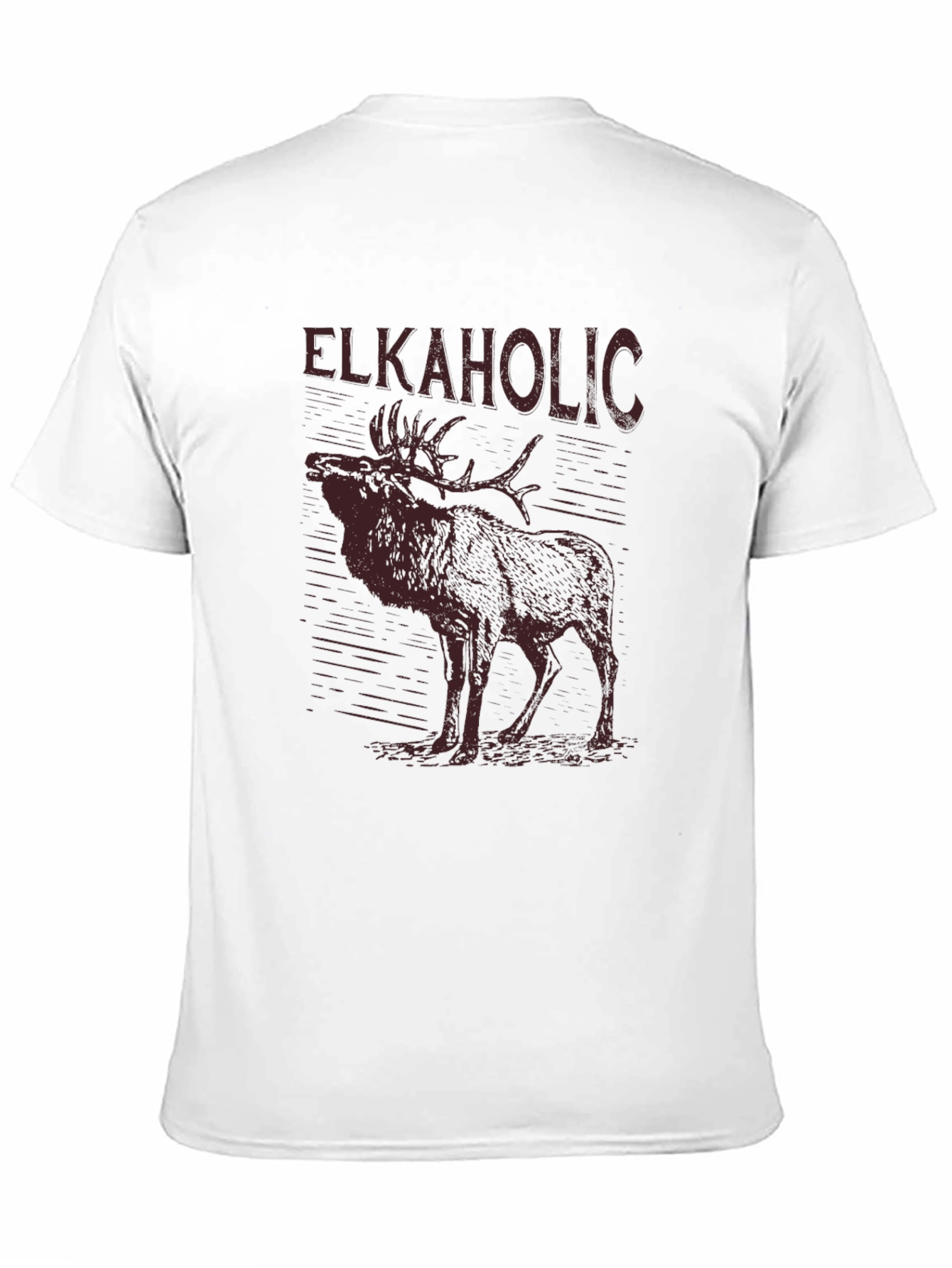 Elkaholic Graphic Tee - Mens Black T-Shirt