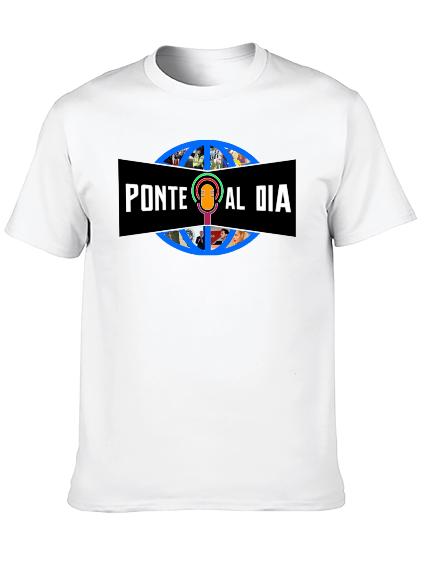 Ponte Al Dia Graphic Tee - Stylish Black T-Shirt