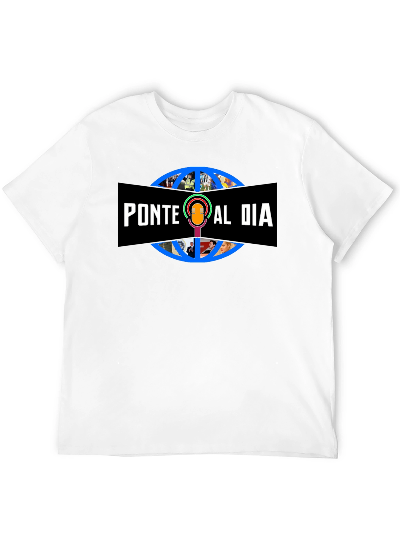Ponte Al Dia Graphic Tee - Stylish Black T-Shirt
