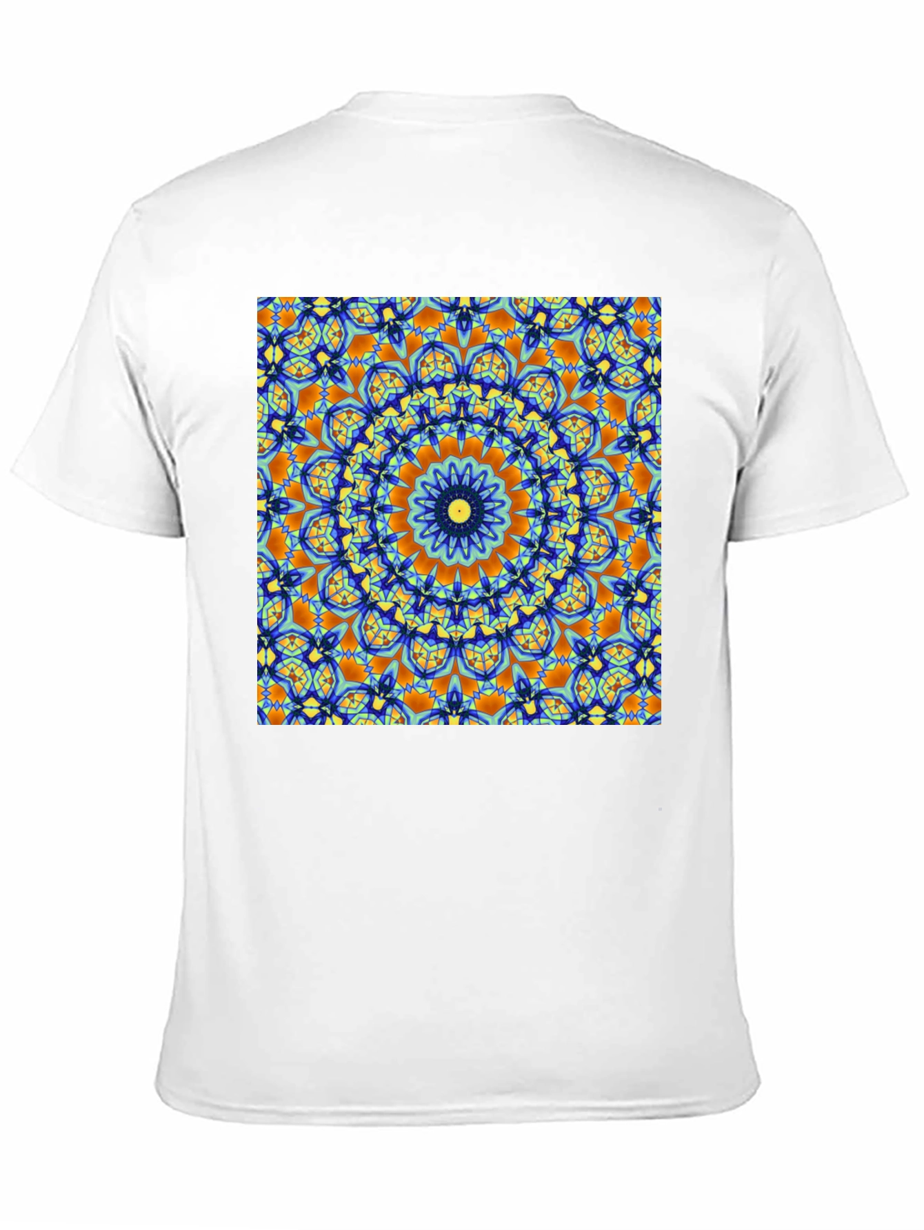 Mandala Art Print Black T-Shirt