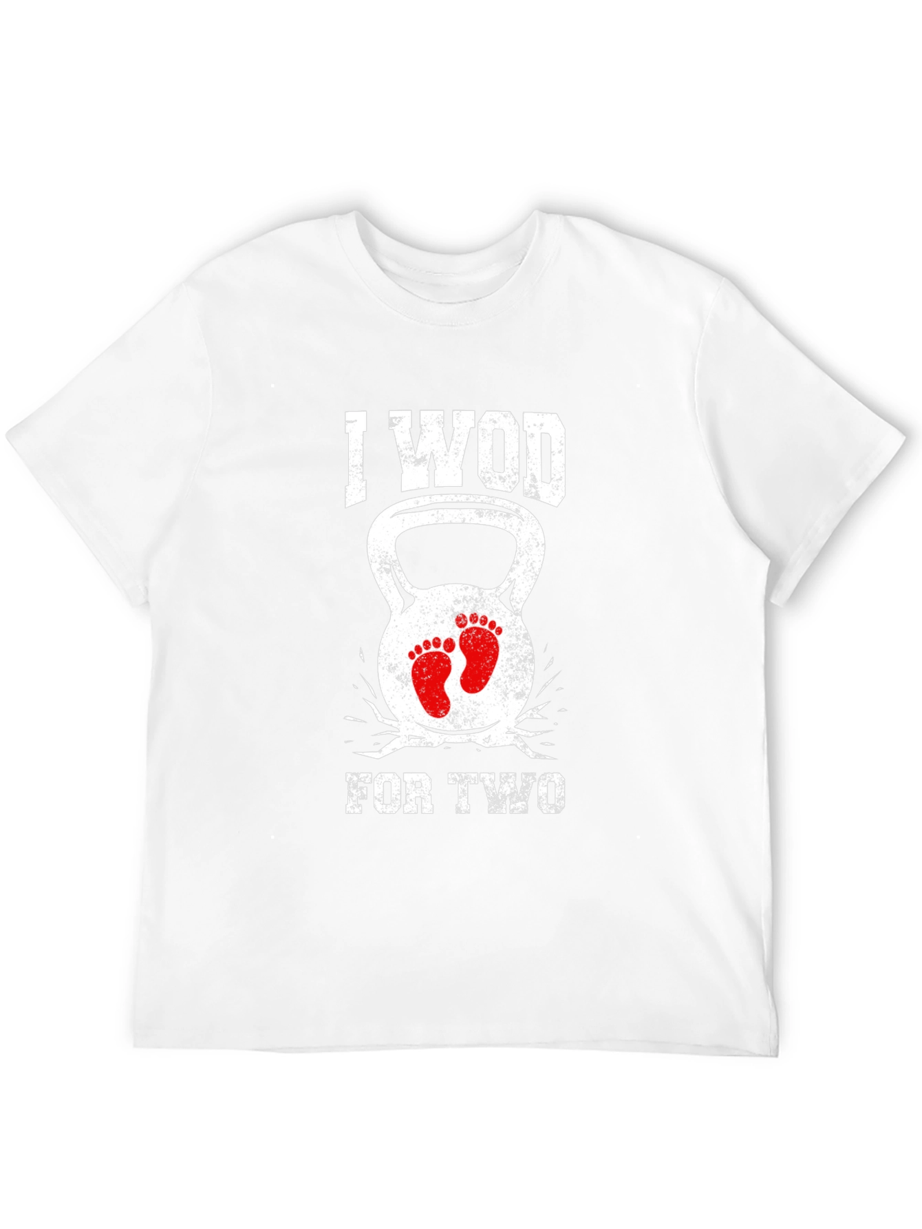 I WOD For Two Pregnancy Announcement Shirt