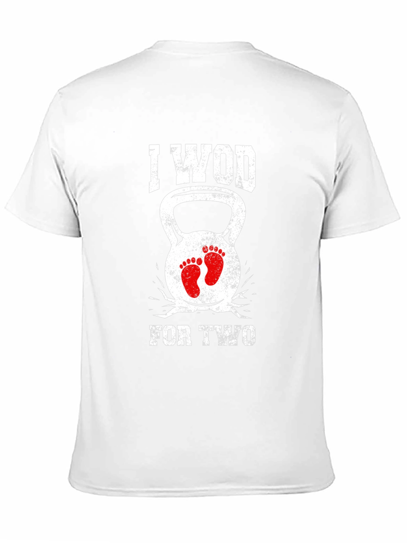 I WOD For Two Pregnancy Announcement Shirt