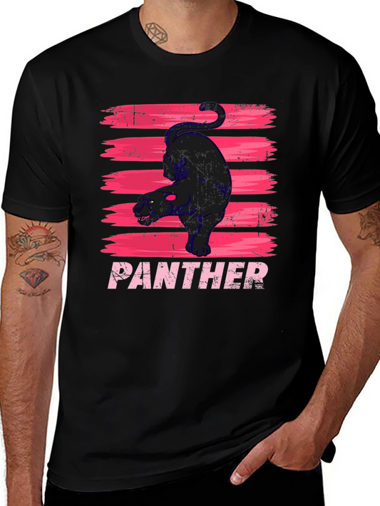 Black Panther Graphic Tee - Stylish Mens T-Shirt