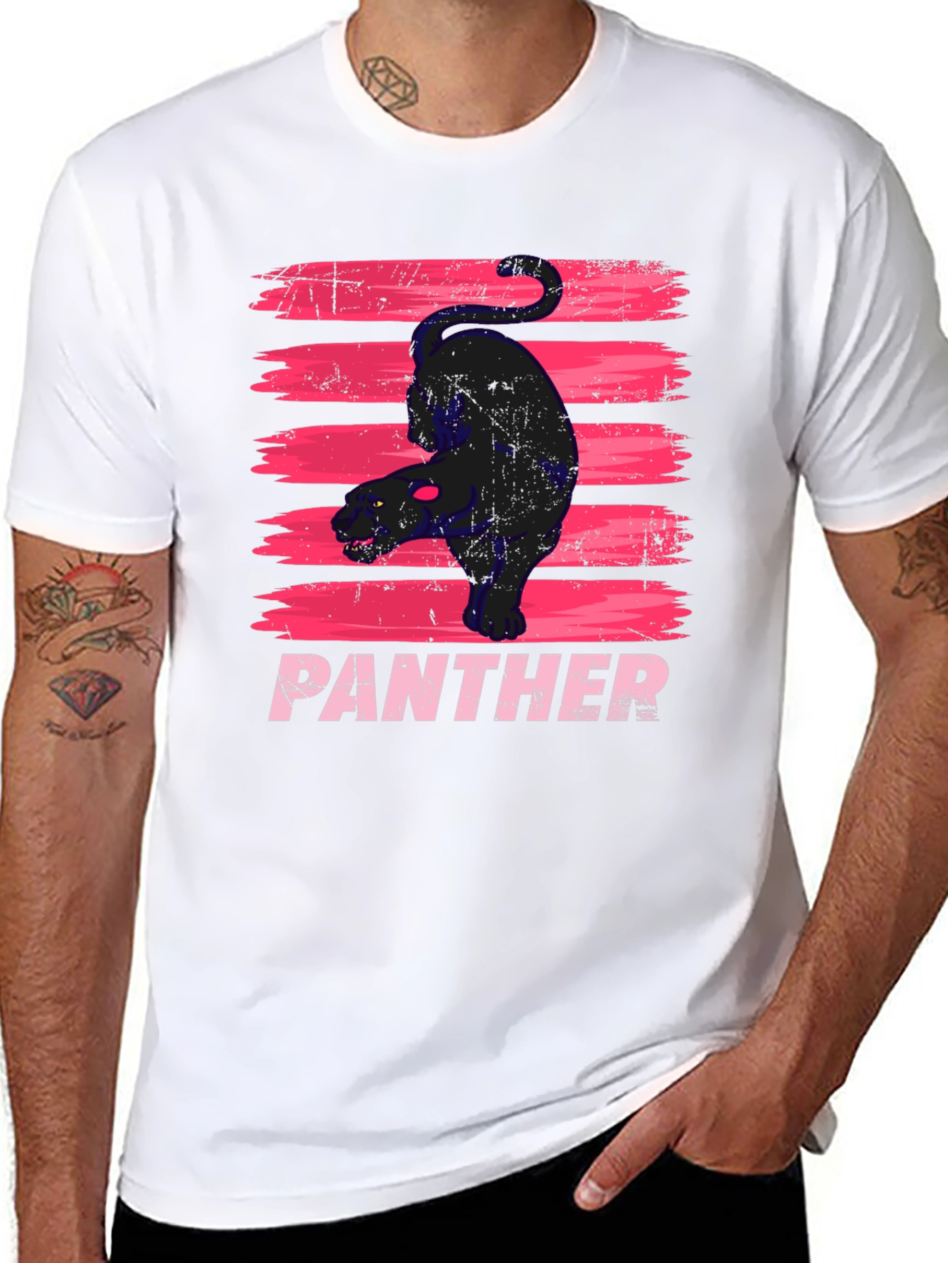 Black Panther Graphic Tee - Stylish Mens T-Shirt