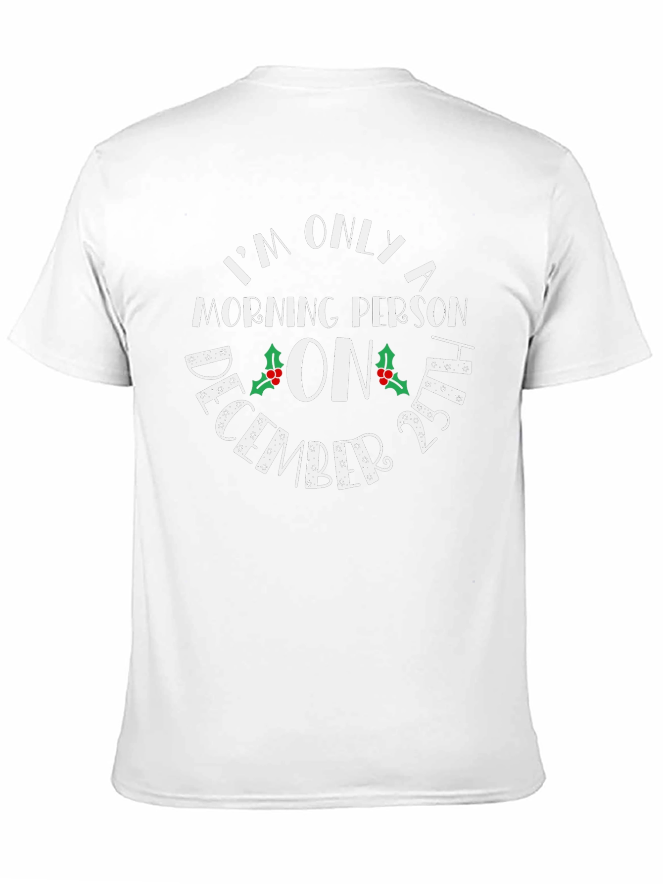 Holiday Christmas Morning Person T-Shirt