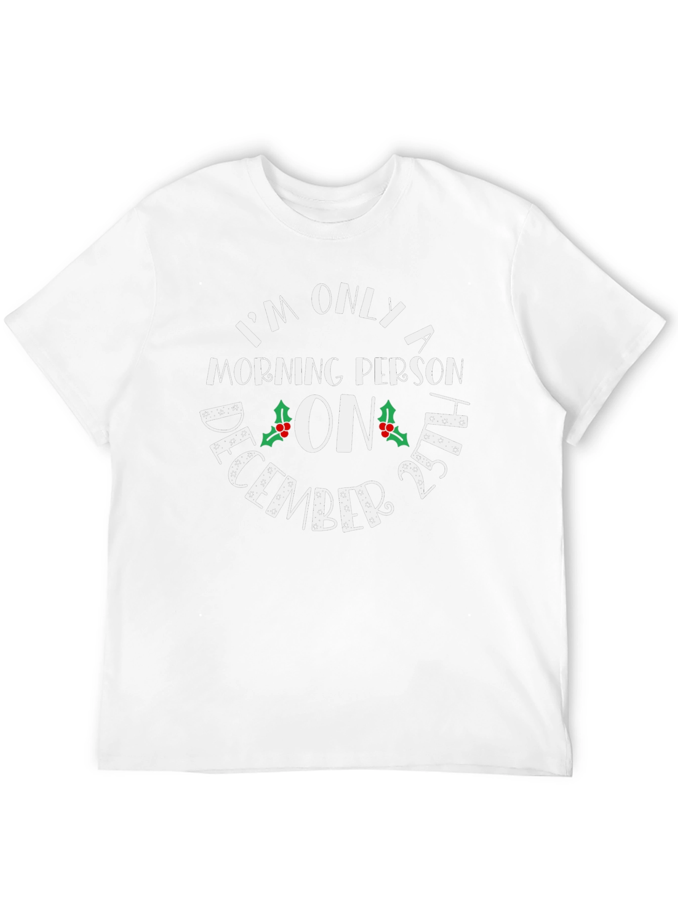 Holiday Christmas Morning Person T-Shirt