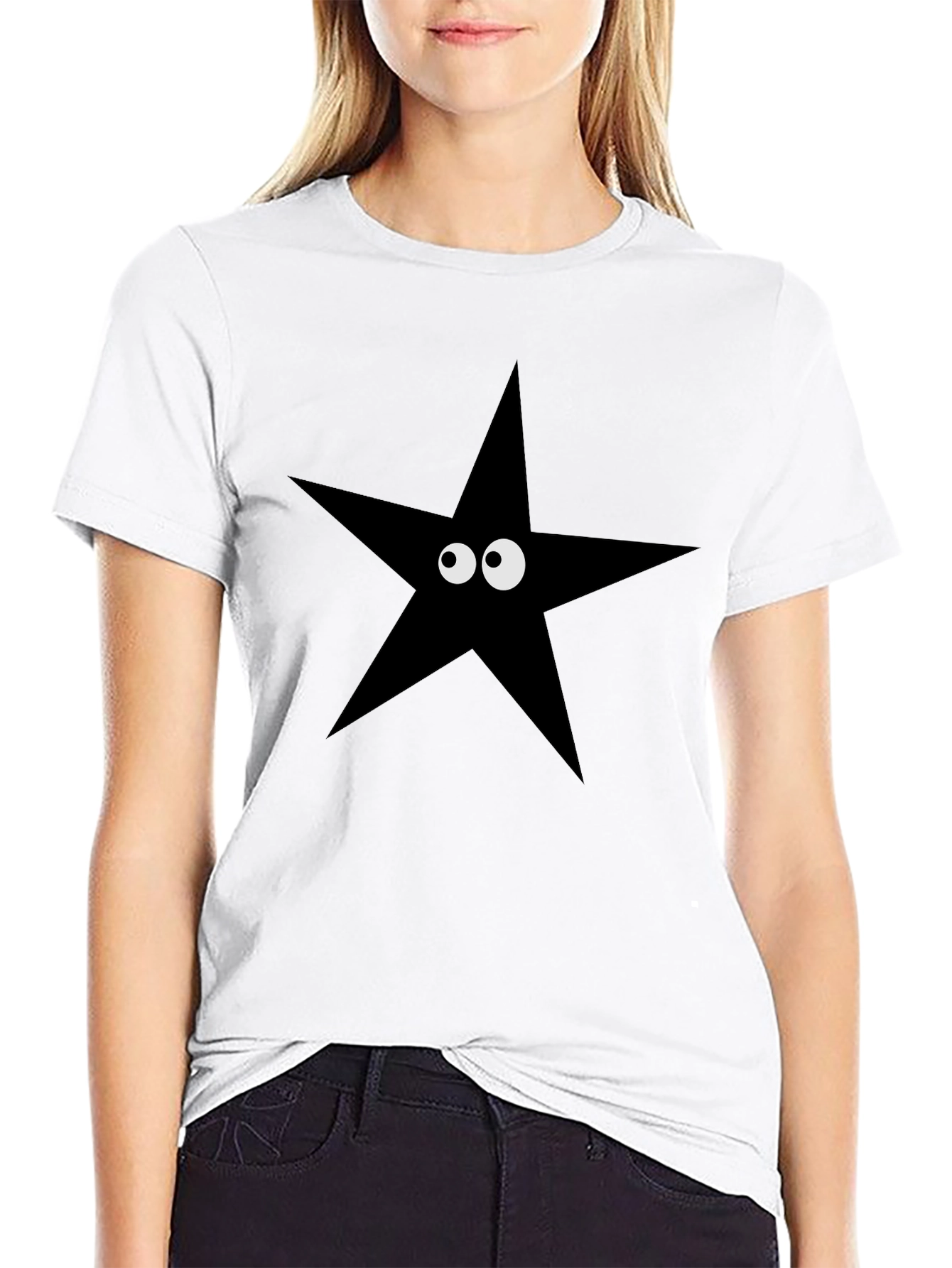 Starry Eyed Black T-Shirt