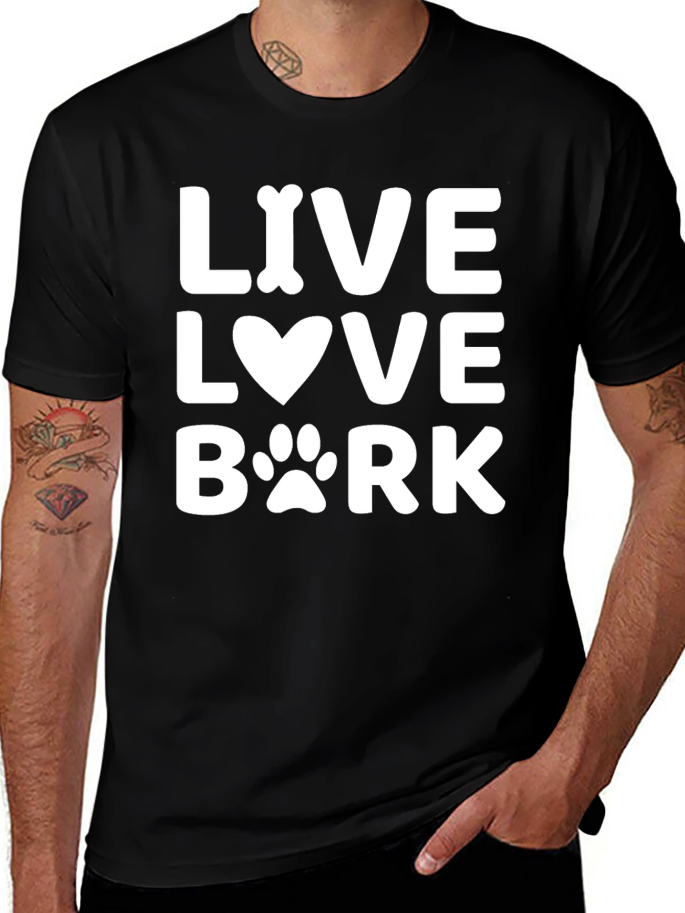 Live Love Bark Dog Lover T-Shirt