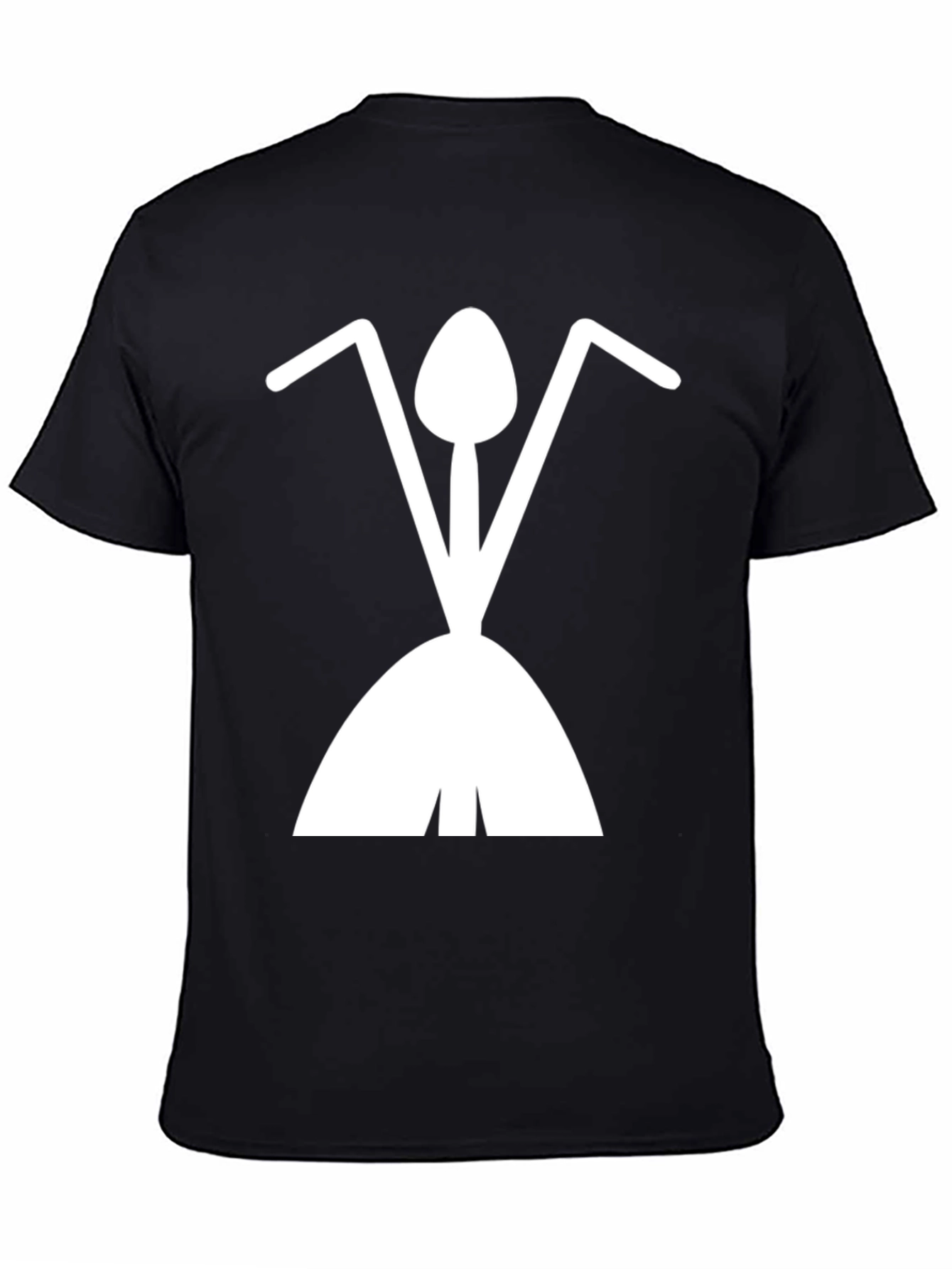 Abstract Ant T-Shirt - Black