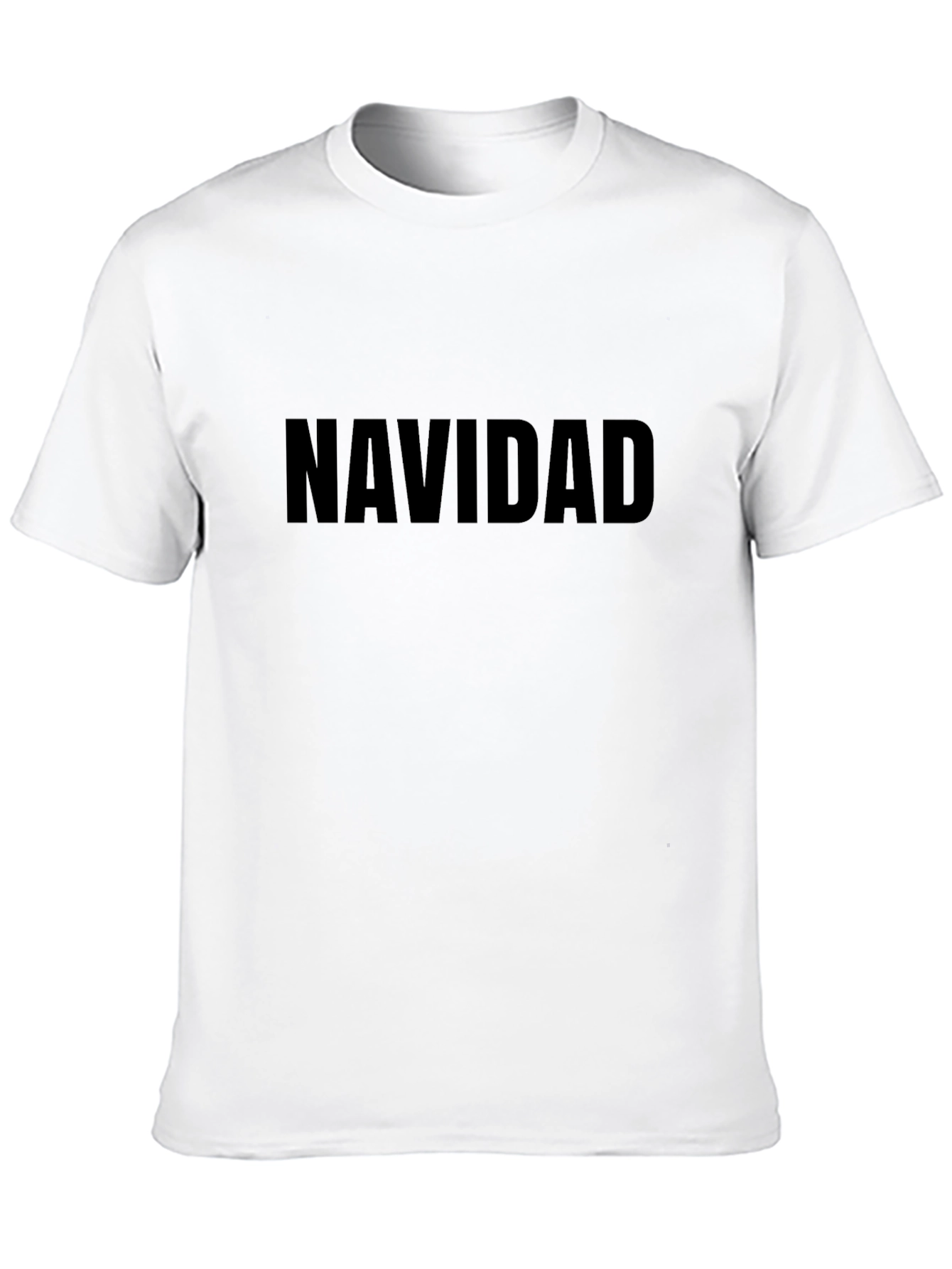 Navidad Black T-Shirt - Holiday Festive Wear