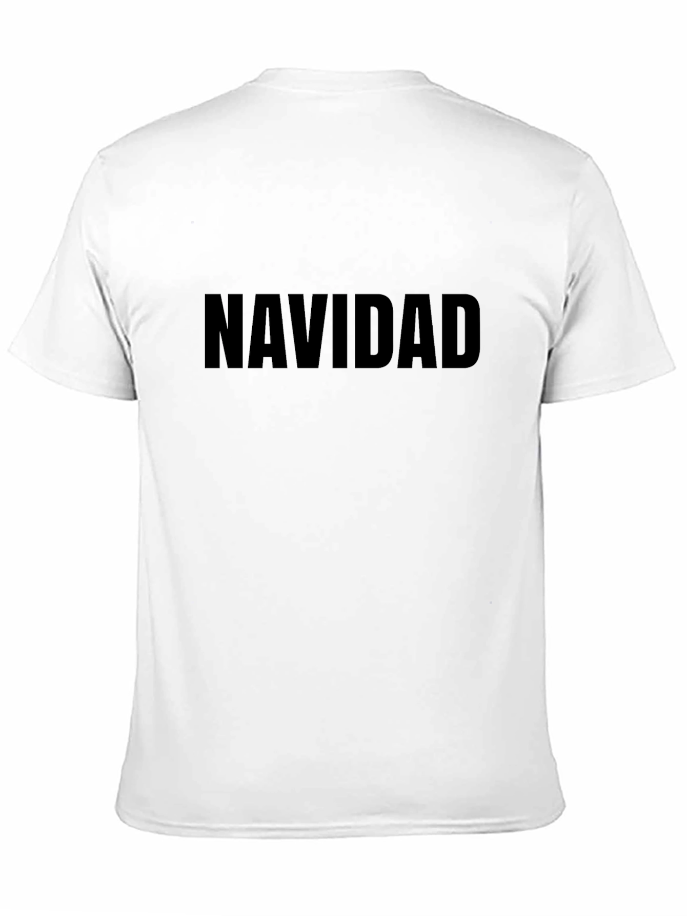 Navidad Black T-Shirt - Holiday Festive Wear