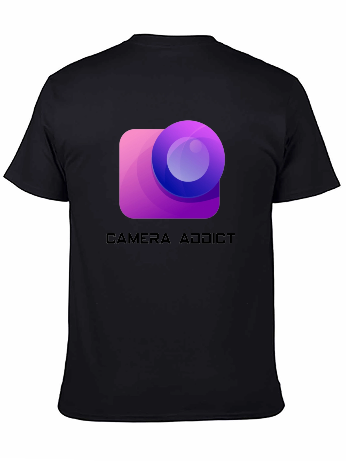 Camera Addict Graphic T-Shirt - Photography Lover Tee