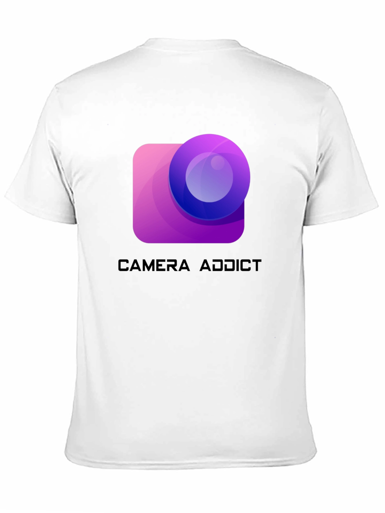 Camera Addict Graphic T-Shirt - Photography Lover Tee