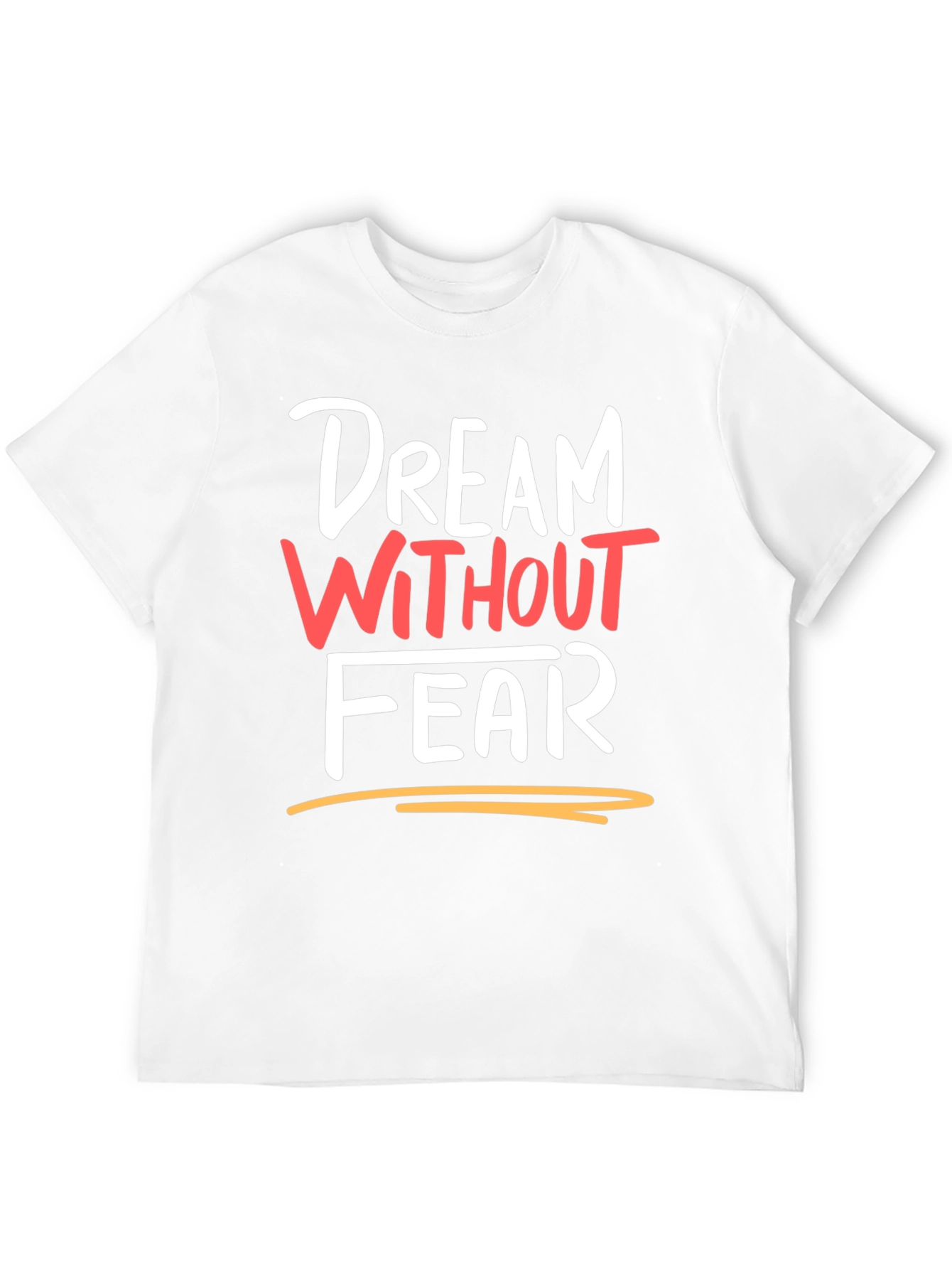 Dream Without Fear Black Graphic Tee