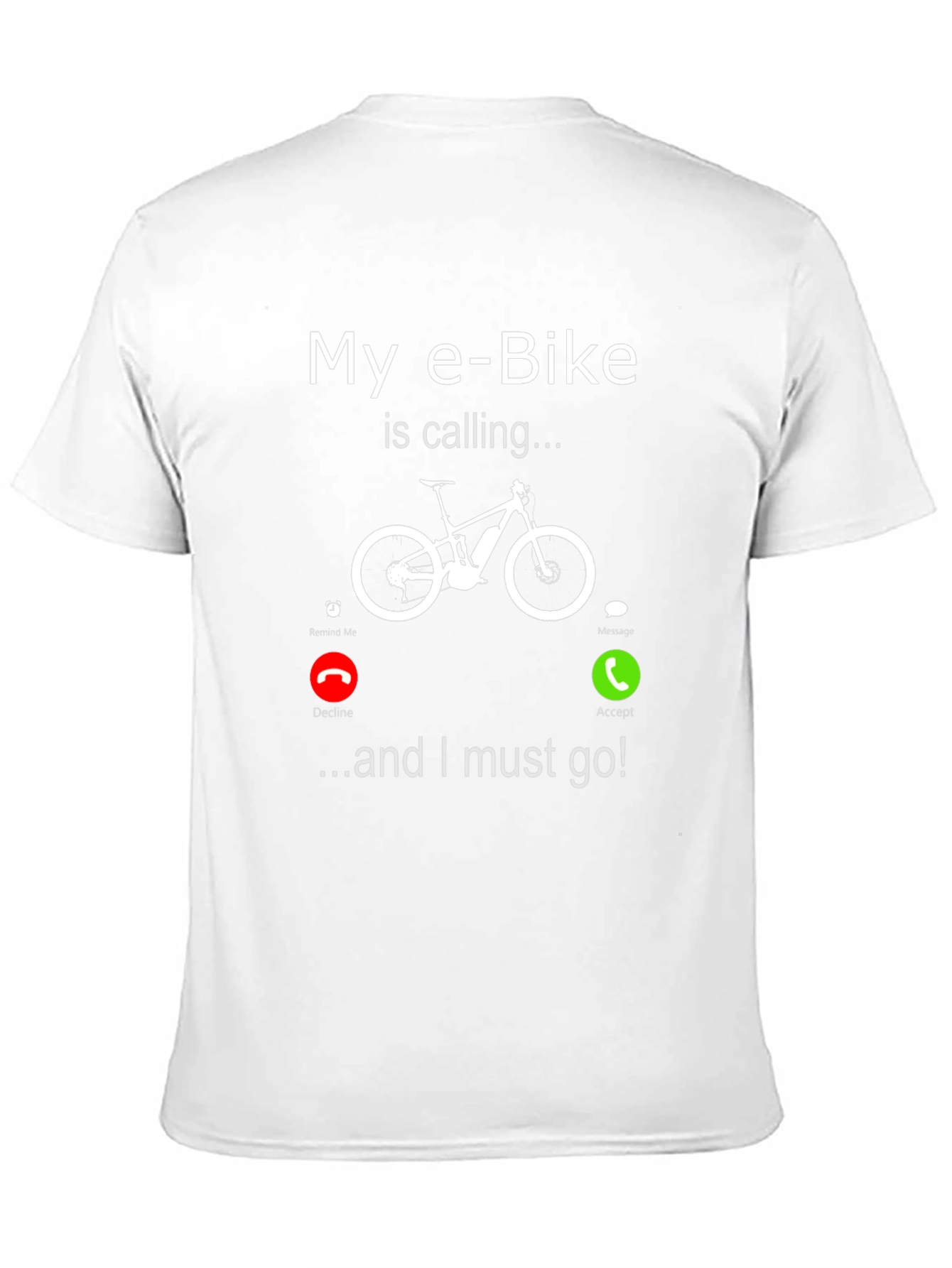 E-Bike Calling T-Shirt - Funny Bike Lover Tee