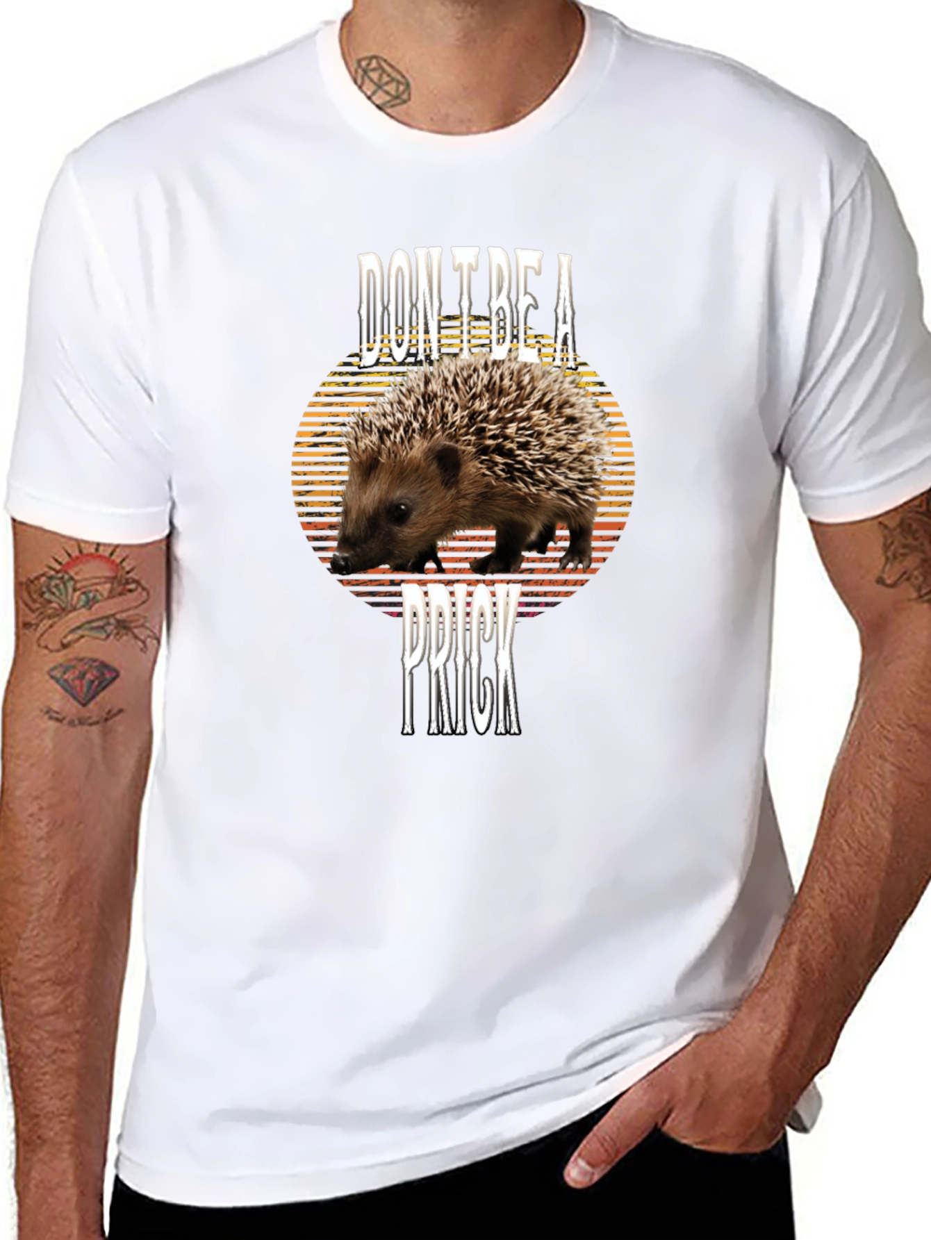 Dont Be A Prick Hedgehog Graphic Tee
