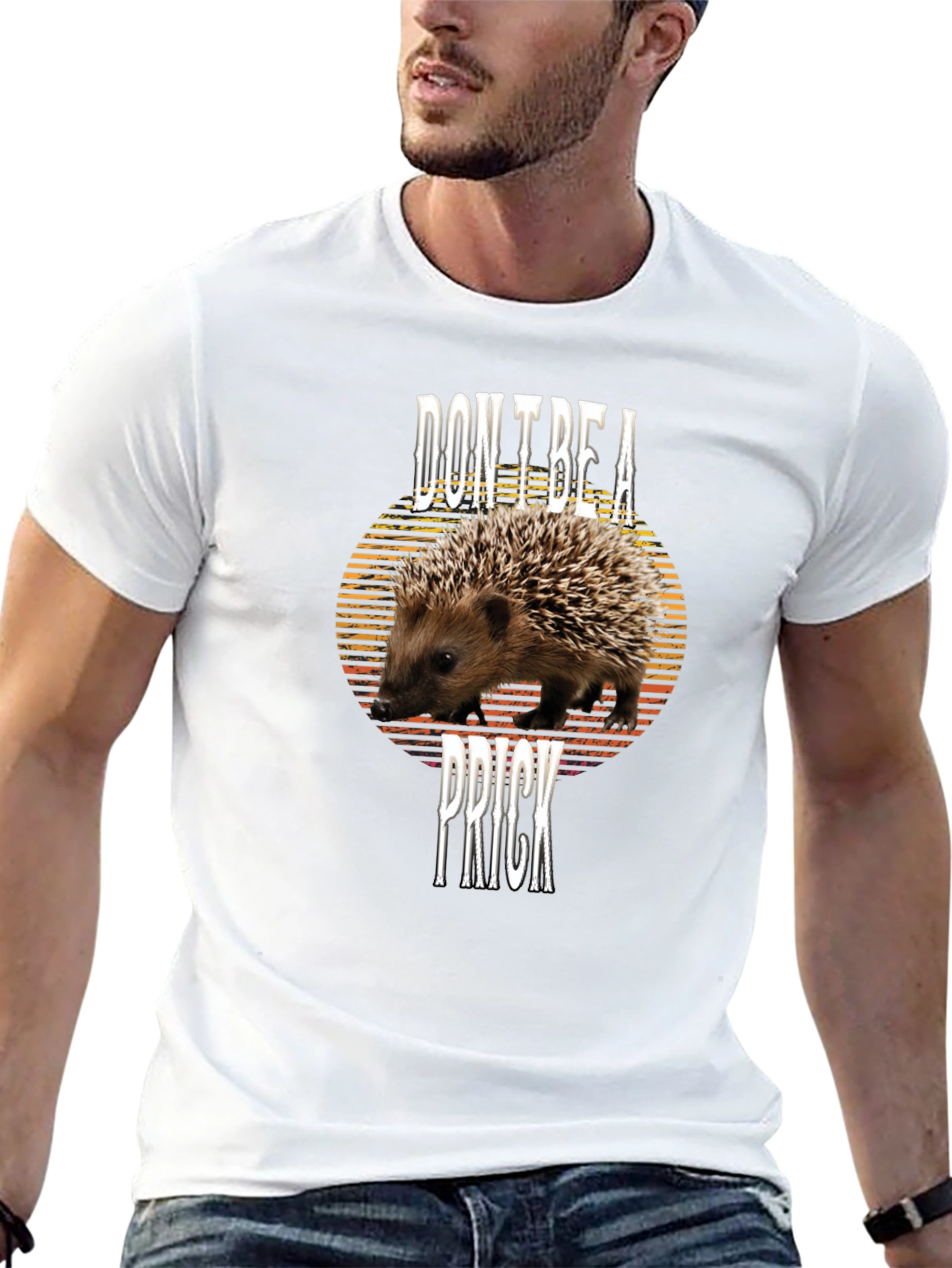 Dont Be A Prick Hedgehog Graphic Tee