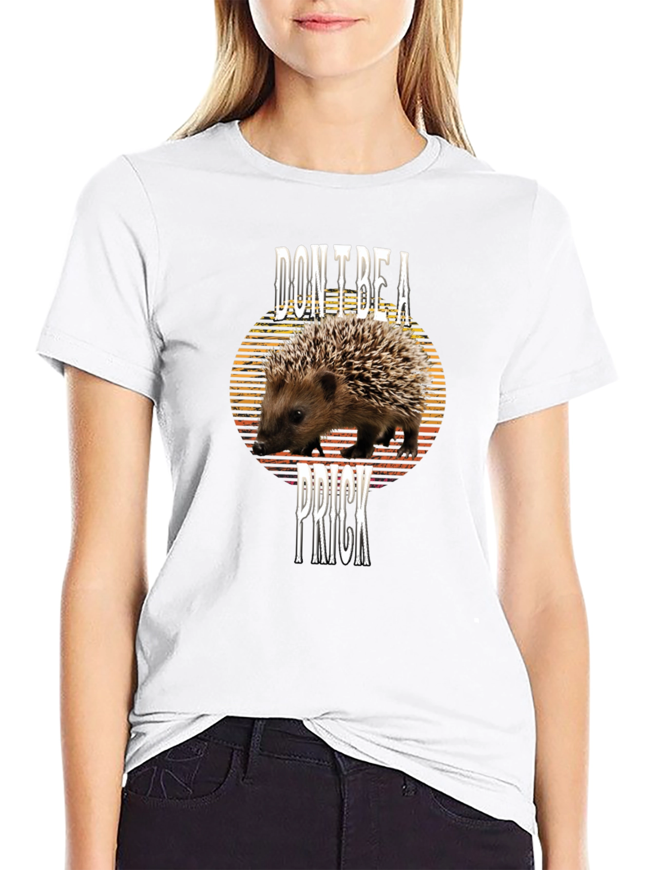 Dont Be A Prick Hedgehog Graphic Tee