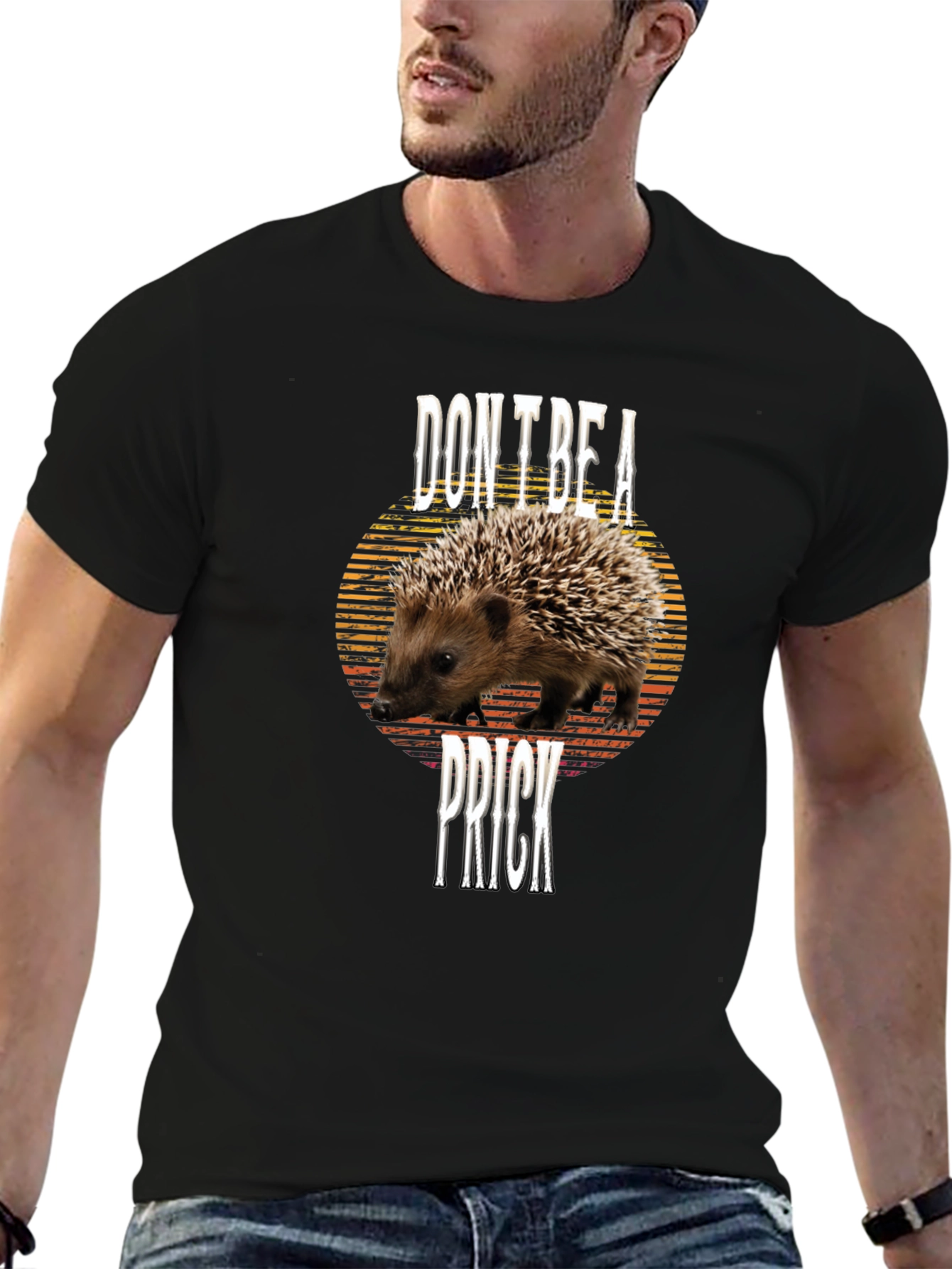 Dont Be A Prick Hedgehog Graphic Tee