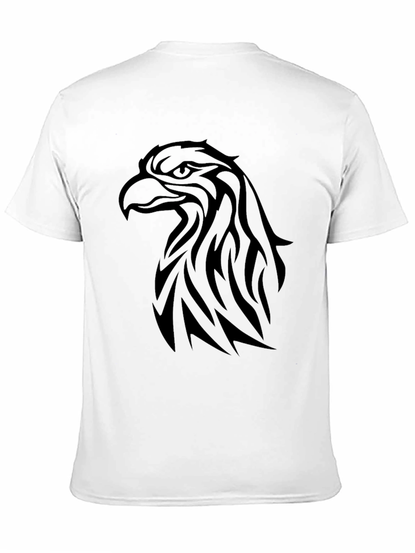 Black Eagle Graphic Tee - Tribal Design
