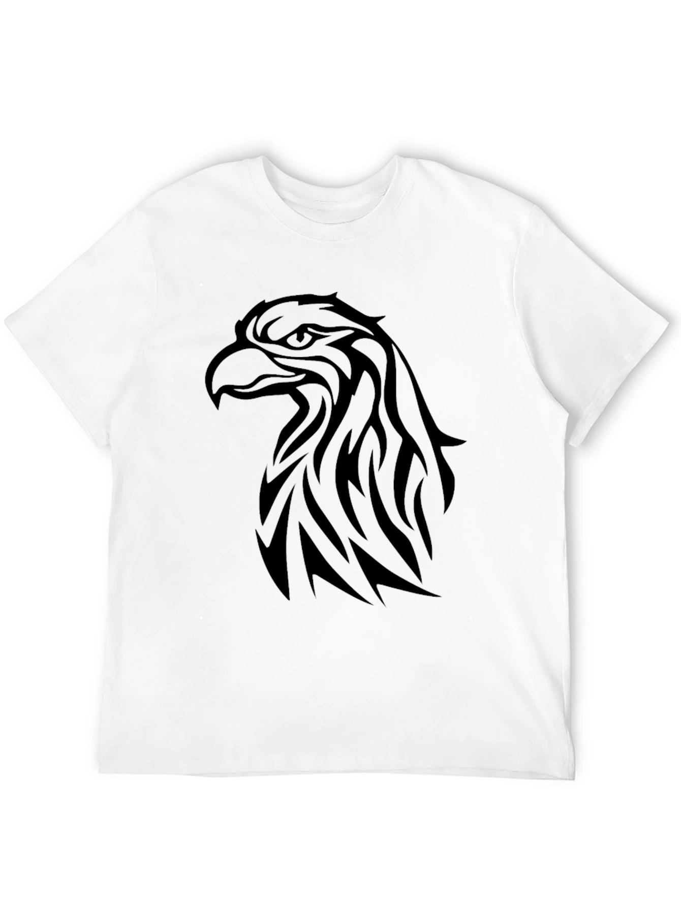 Black Eagle Graphic Tee - Tribal Design