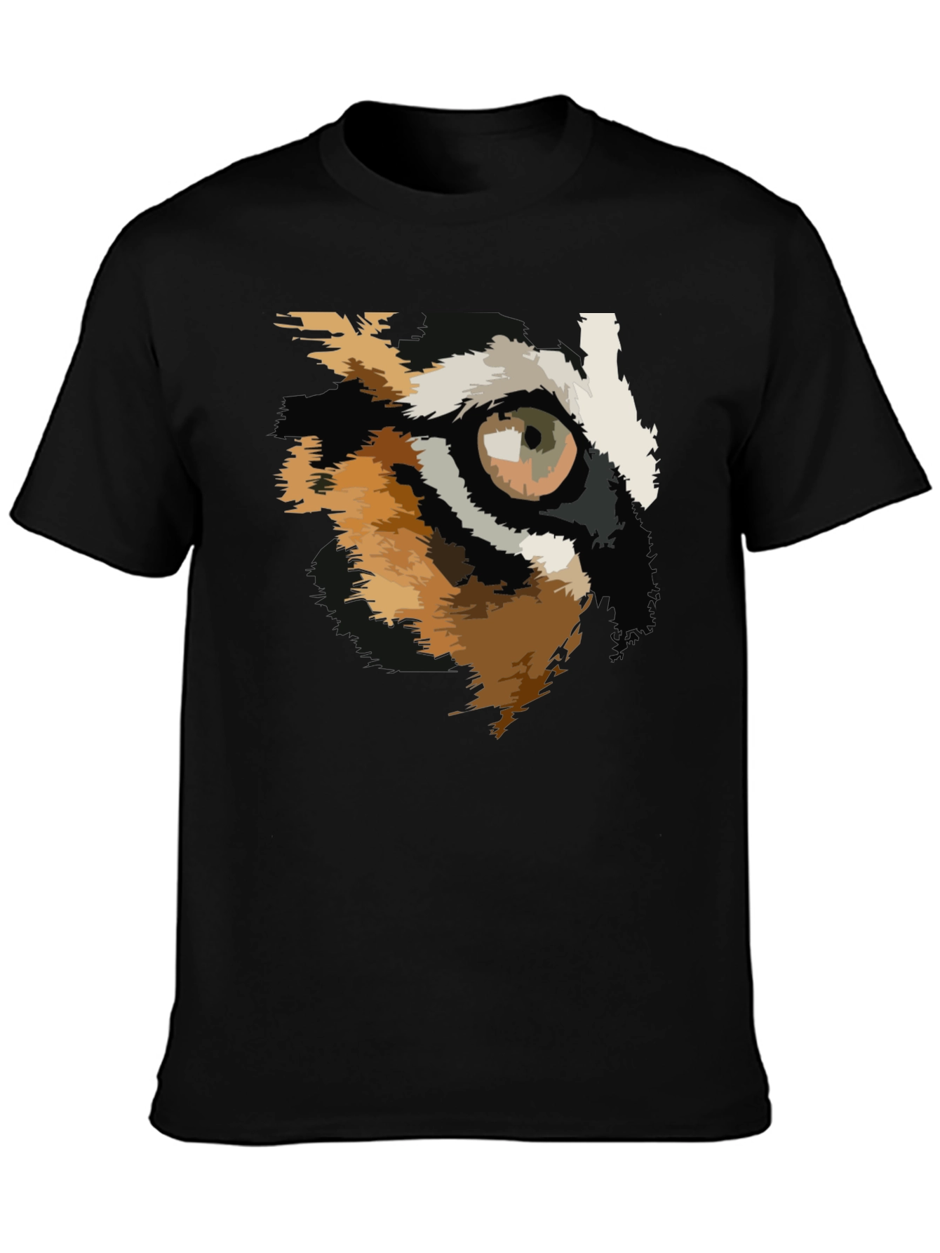 Eye of the Tiger Graphic Tee - Black