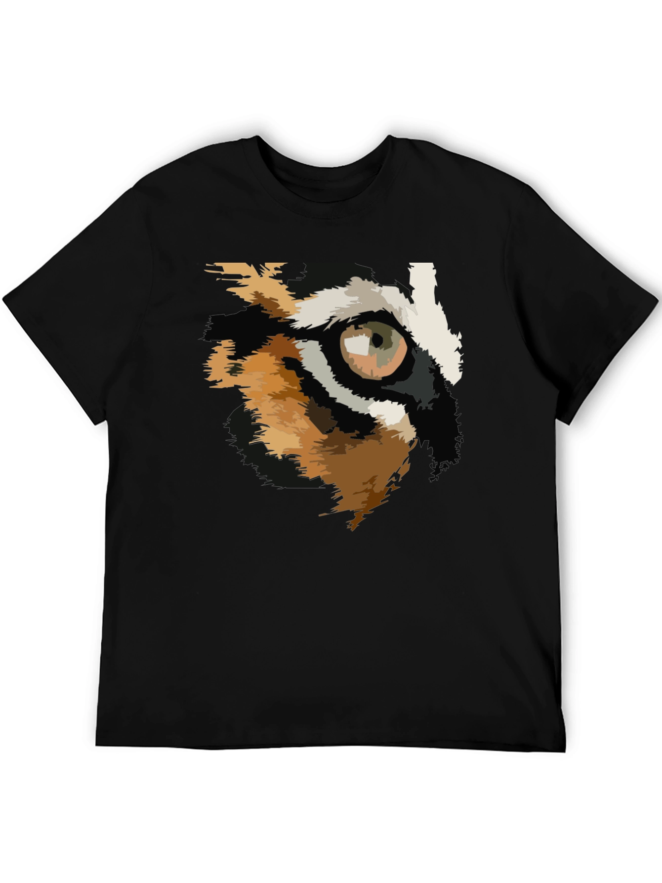 Eye of the Tiger Graphic Tee - Black