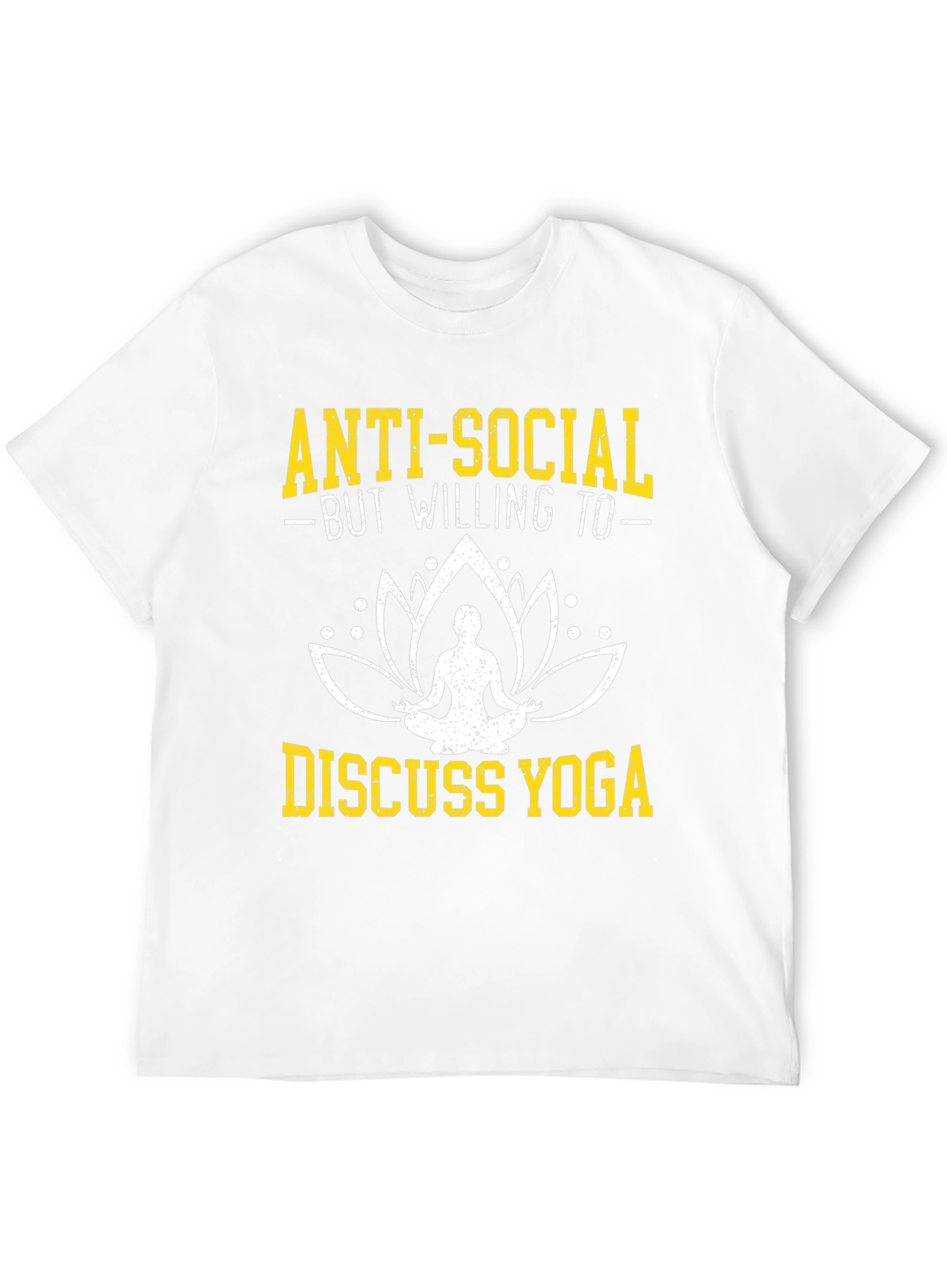 Anti-Social Yoga T-Shirt - Funny Yoga Lover Tee