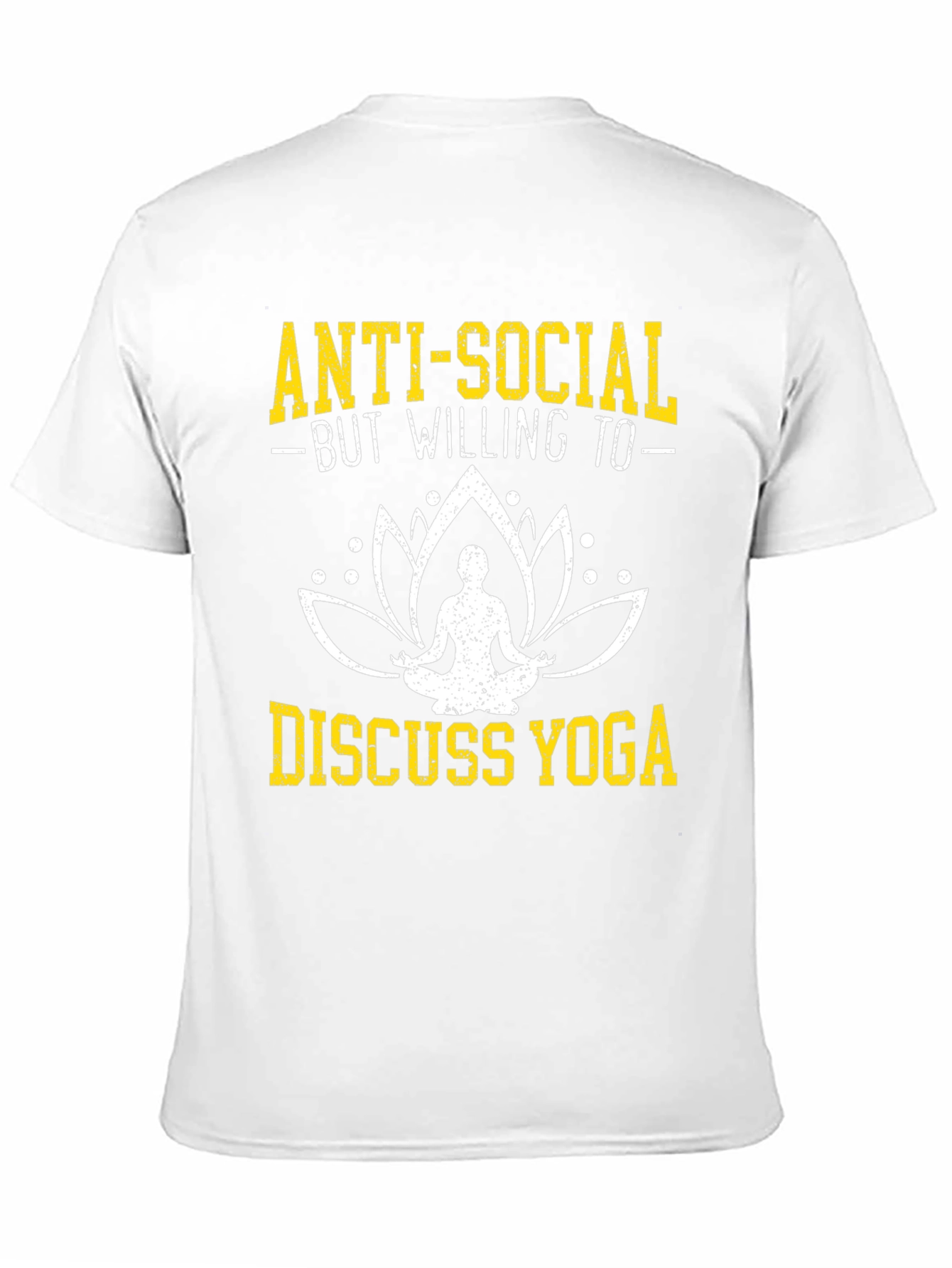 Anti-Social Yoga T-Shirt - Funny Yoga Lover Tee