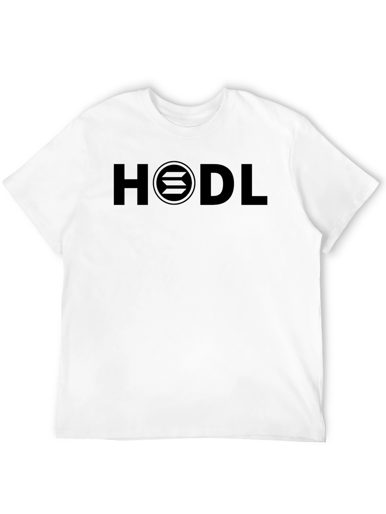 HODL Solana Crypto Black T-Shirt