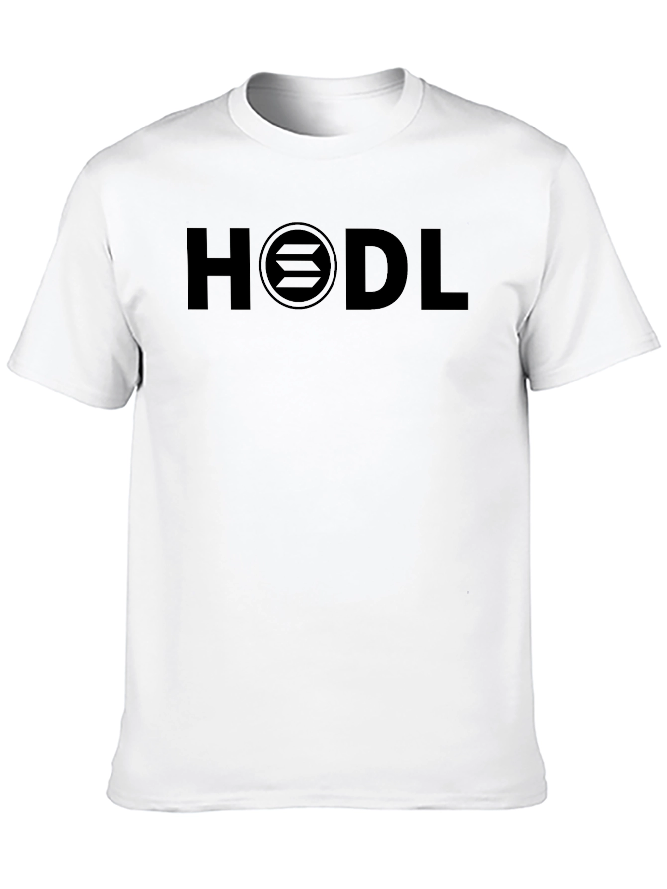 HODL Solana Crypto Black T-Shirt