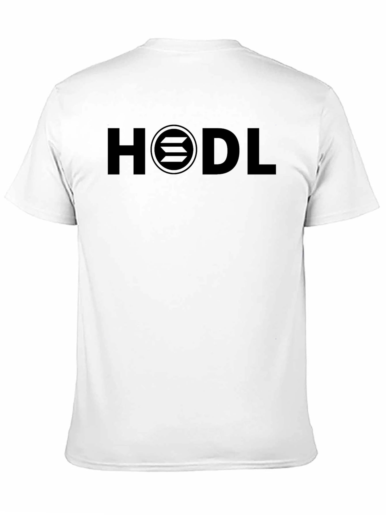 HODL Solana Crypto Black T-Shirt