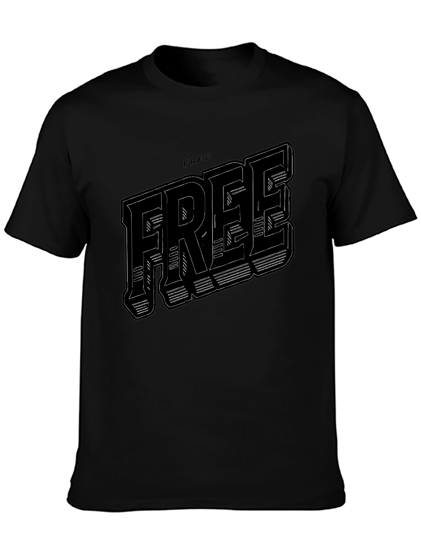 Mens Black Graphic T-Shirt - FREE Design