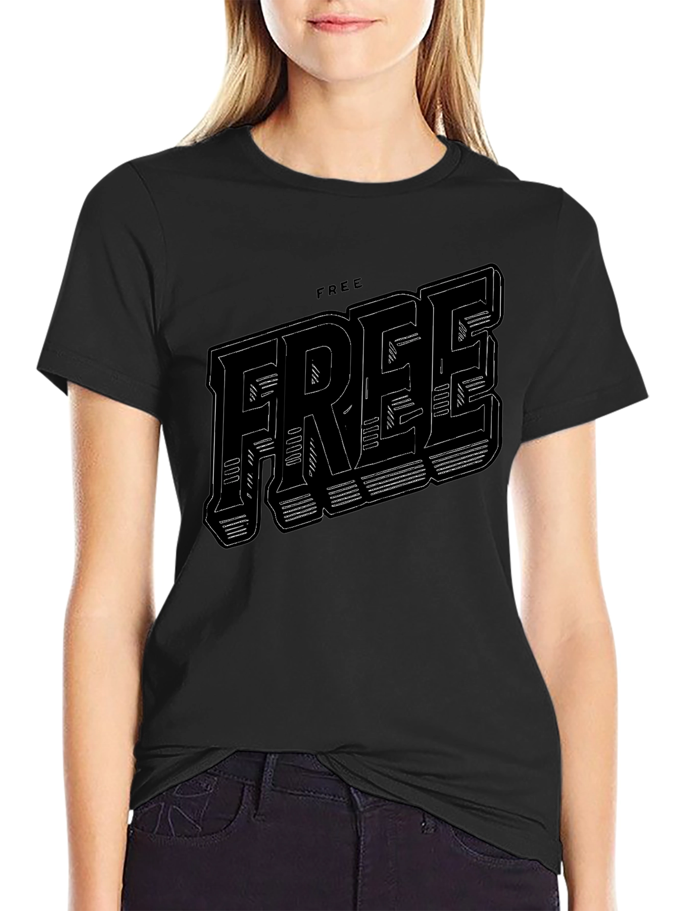 Mens Black Graphic T-Shirt - FREE Design