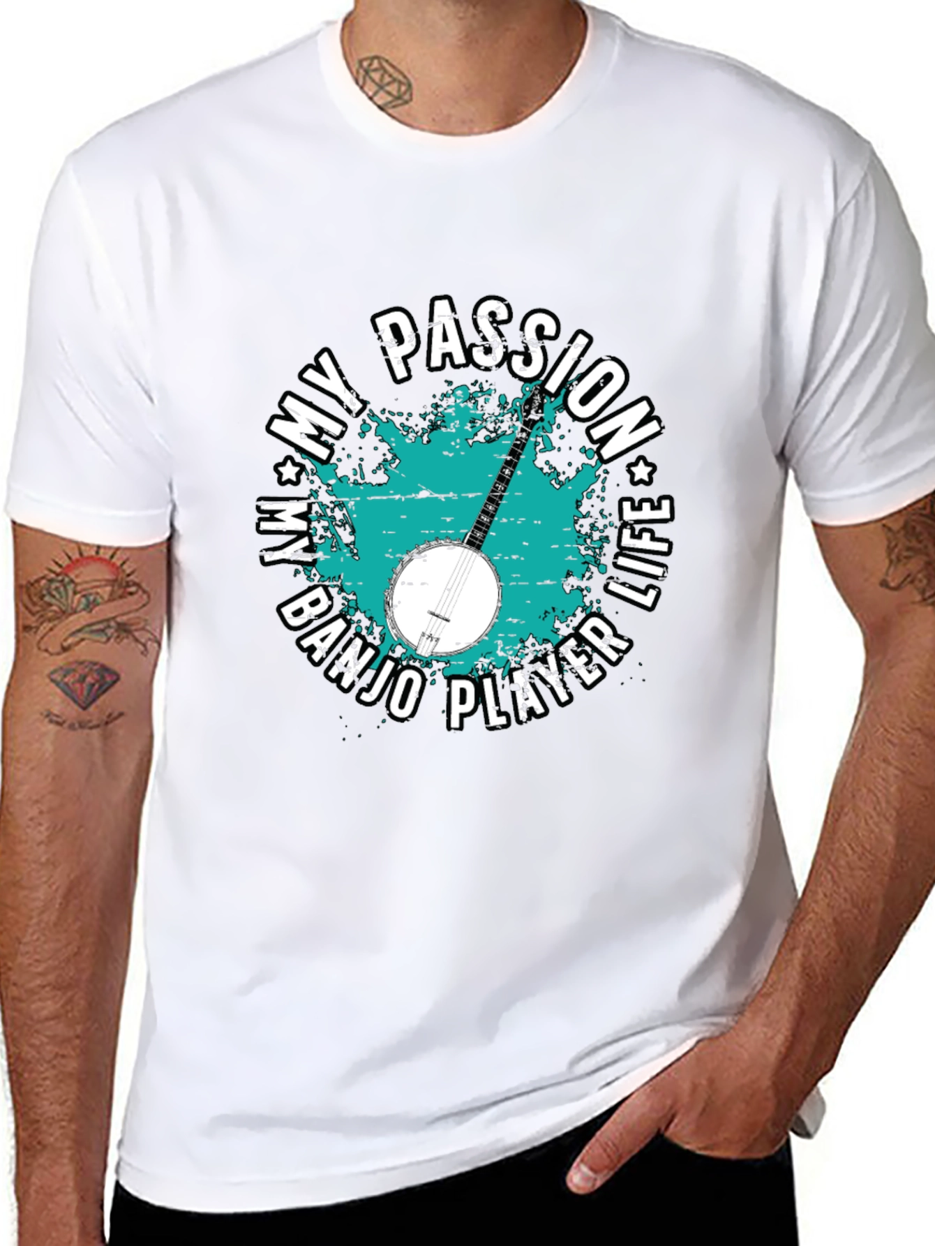 Banjo Player T-Shirt - My Passion My Life