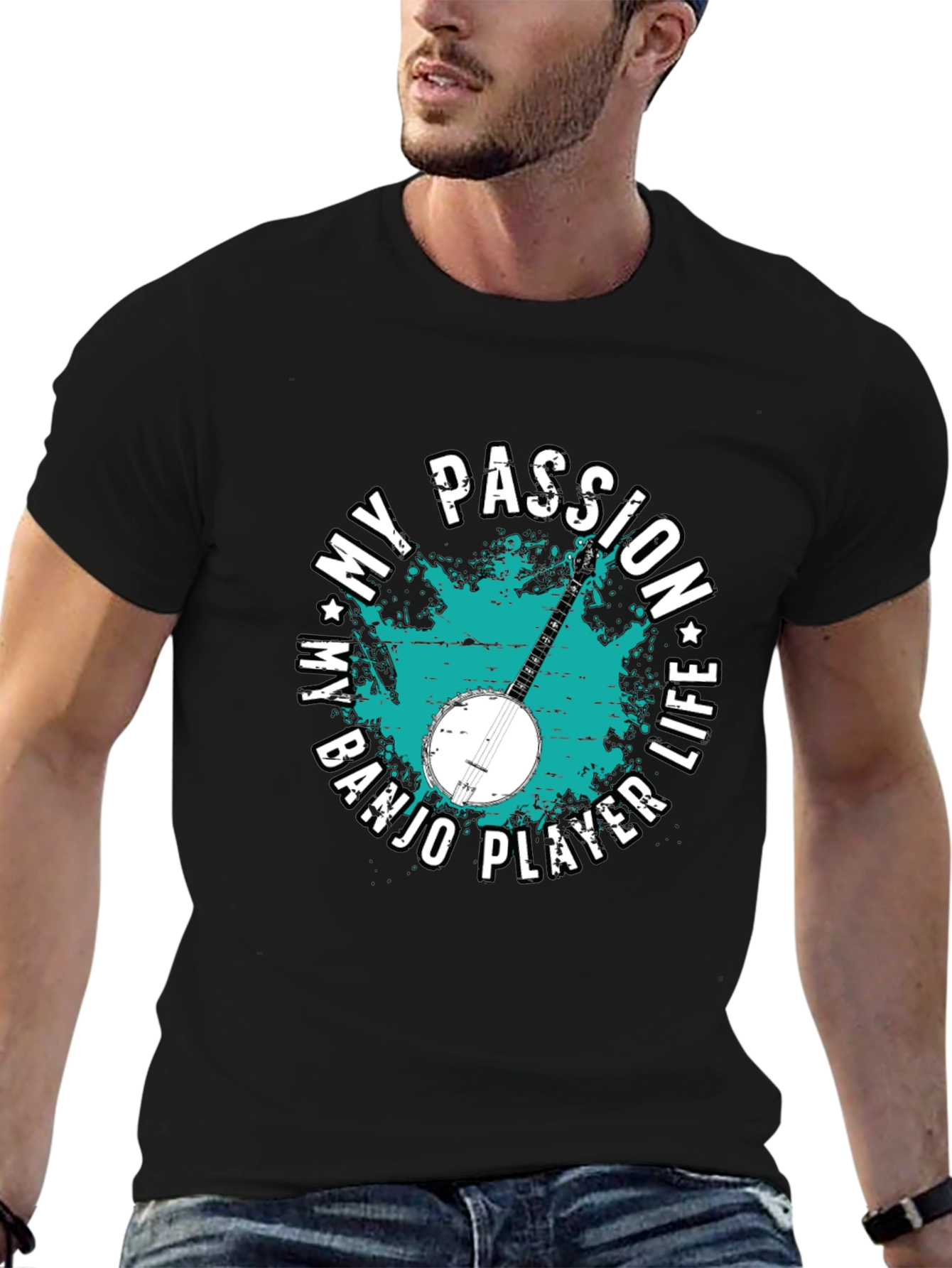 Banjo Player T-Shirt - My Passion My Life