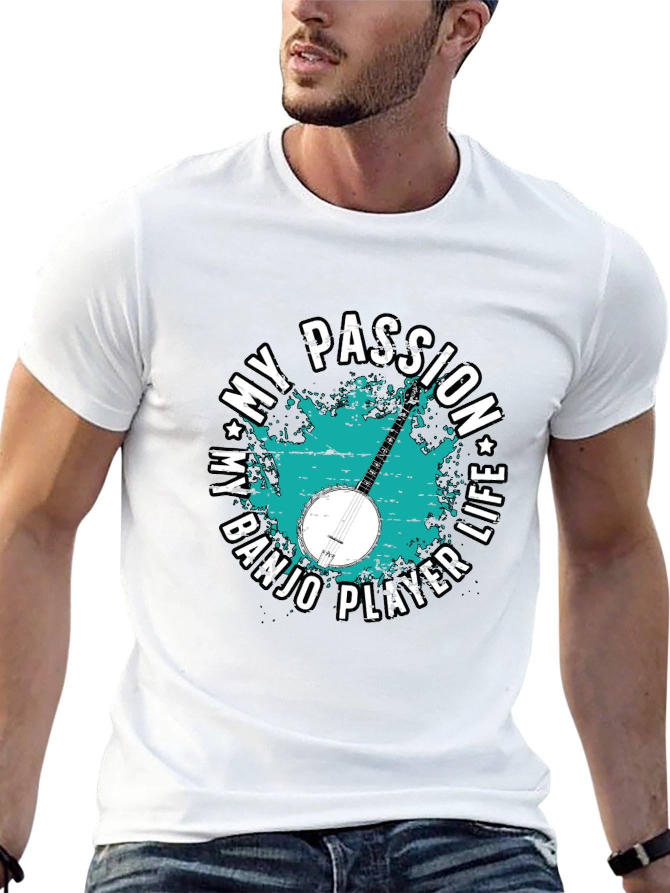 Banjo Player T-Shirt - My Passion My Life