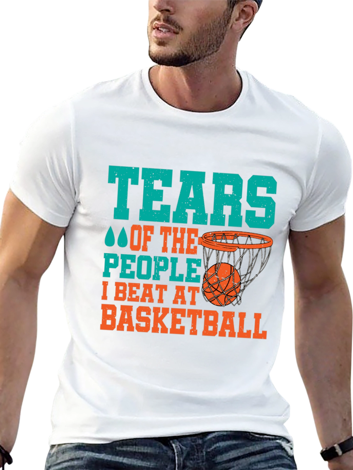 Basketball Fan T-Shirt: Tears of the People I Beat
