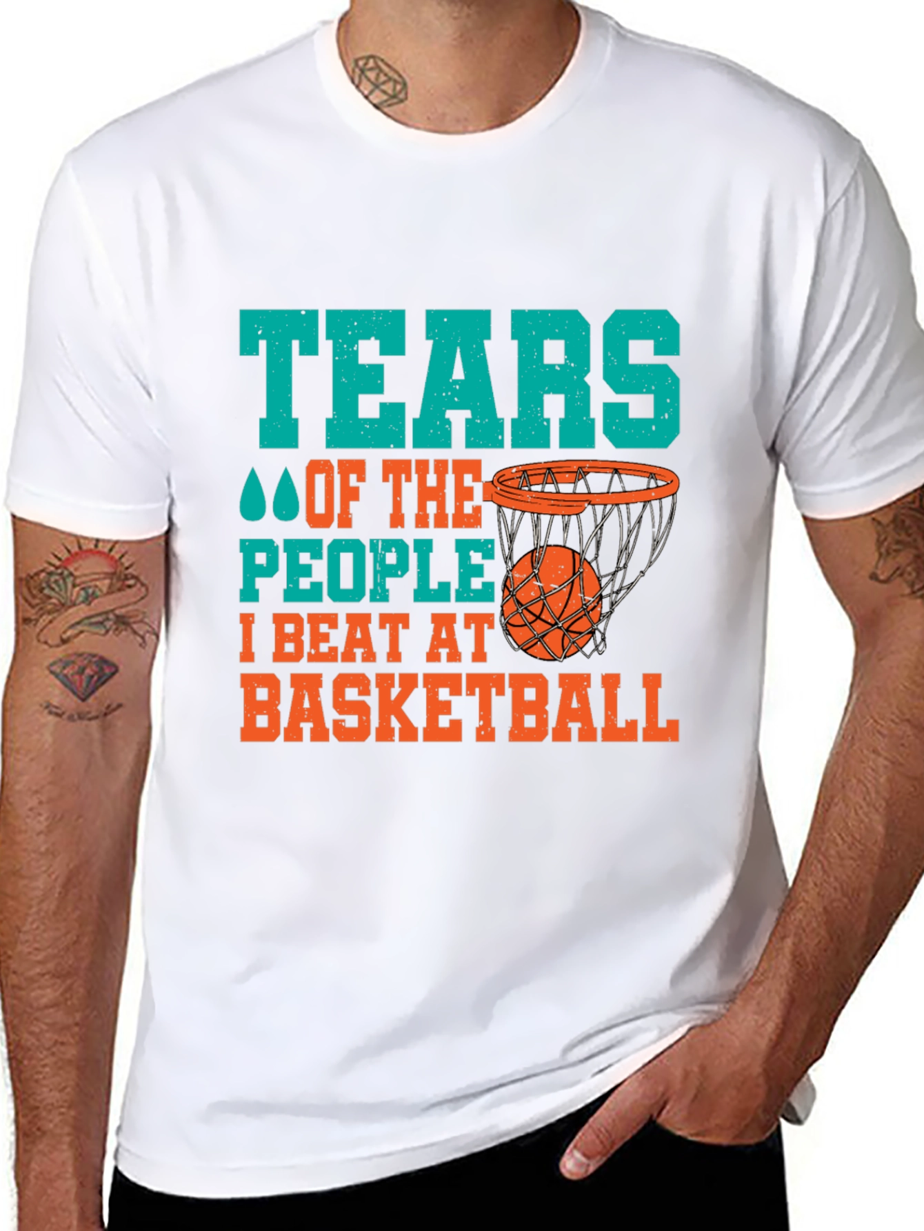 Basketball Fan T-Shirt: Tears of the People I Beat