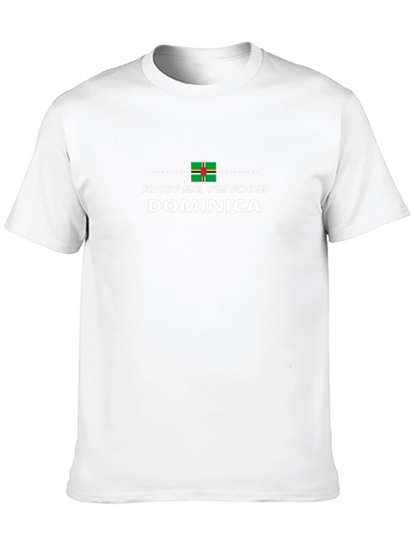 Trust Me Im From Dominica Black T-Shirt