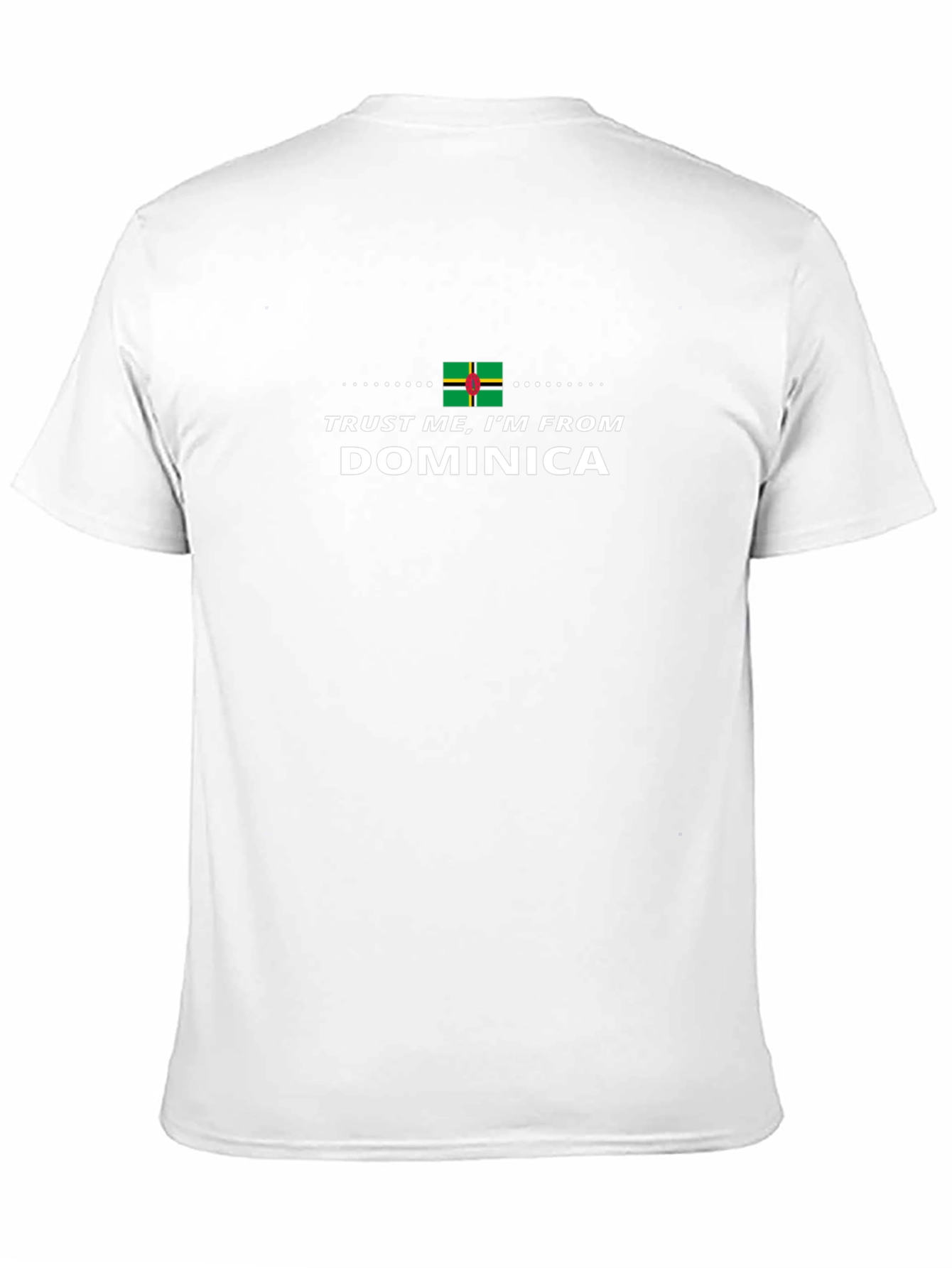Trust Me Im From Dominica Black T-Shirt
