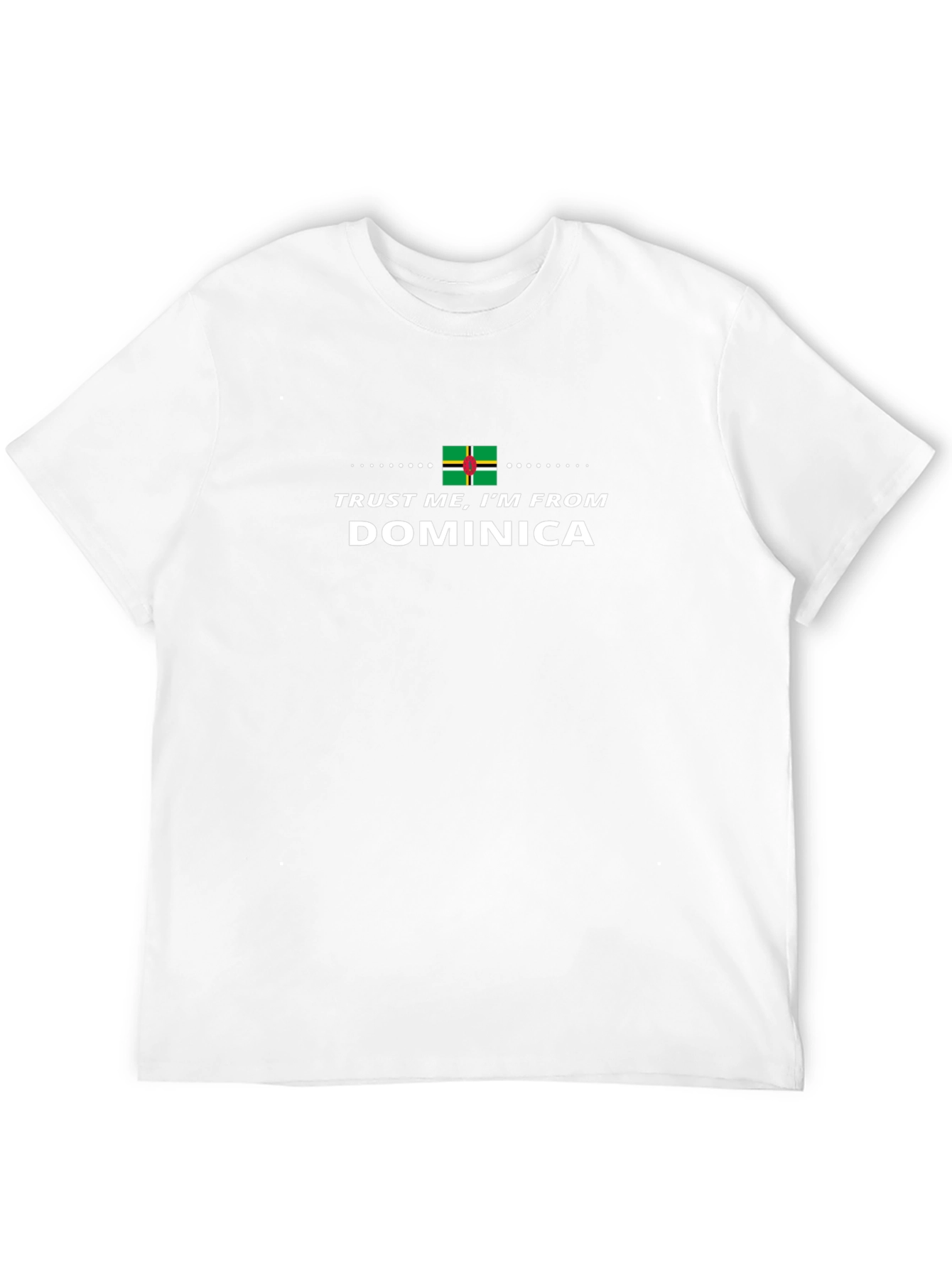 Trust Me Im From Dominica Black T-Shirt