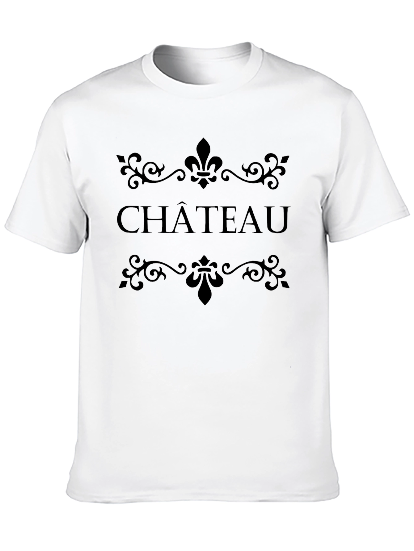 Château Graphic Black T-Shirt - Stylish & Unique Design