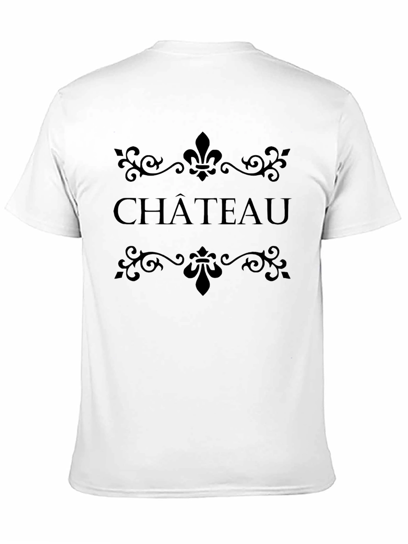 Château Graphic Black T-Shirt - Stylish & Unique Design