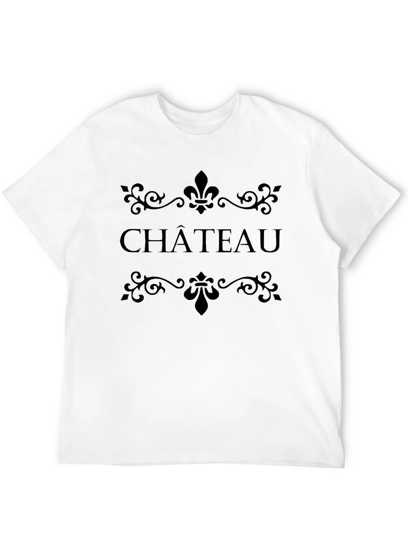 Château Graphic Black T-Shirt - Stylish & Unique Design