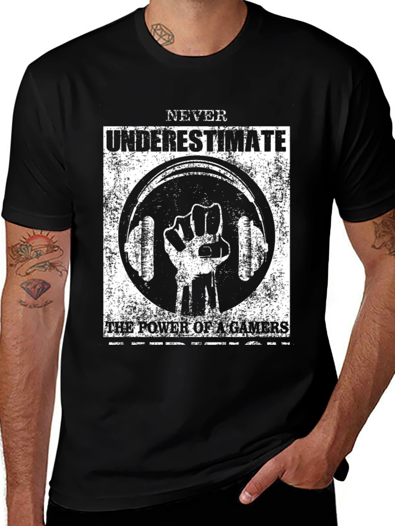 Never Underestimate the Power of a Gamer T-Shirt