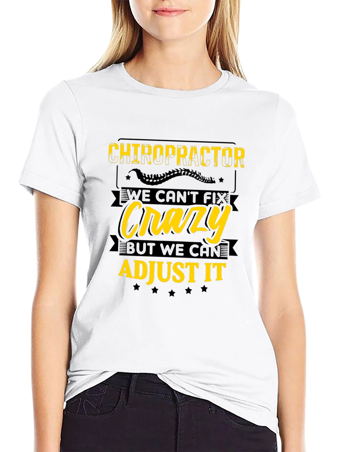 Chiropractor Crazy T-Shirt - Funny Adjustment Tee